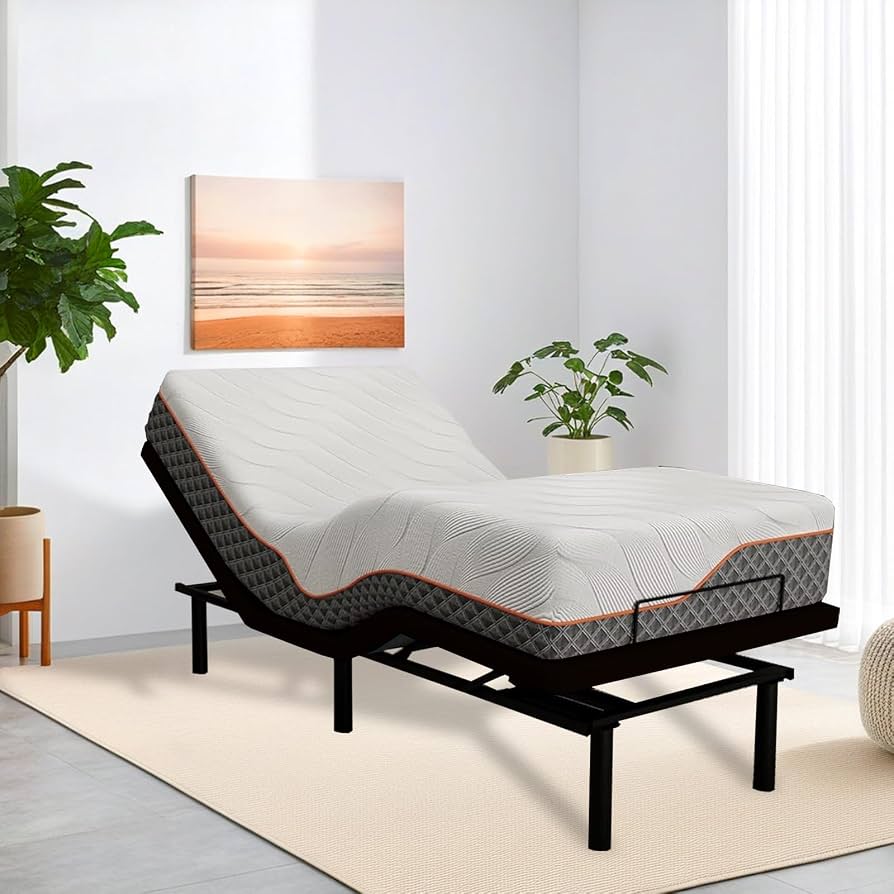Electric Adjustable Bed - Twin XL 6 inch Cooling