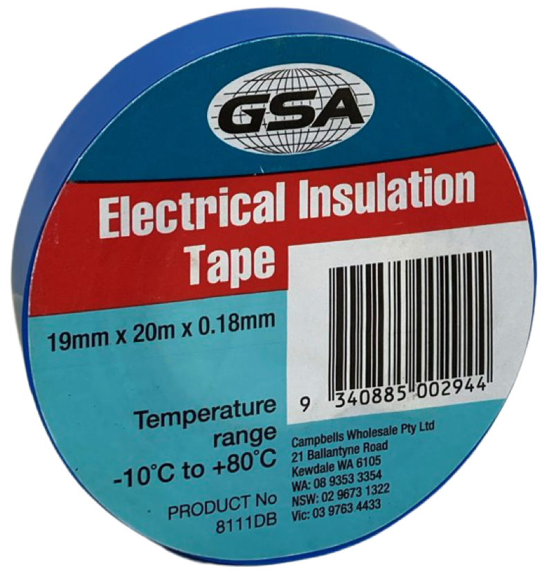 Electrical Tape - 19mm x 10m - Blue