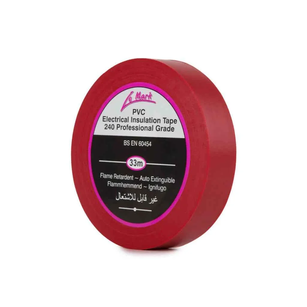 Electrical Tape - 19mm x 10m - Red