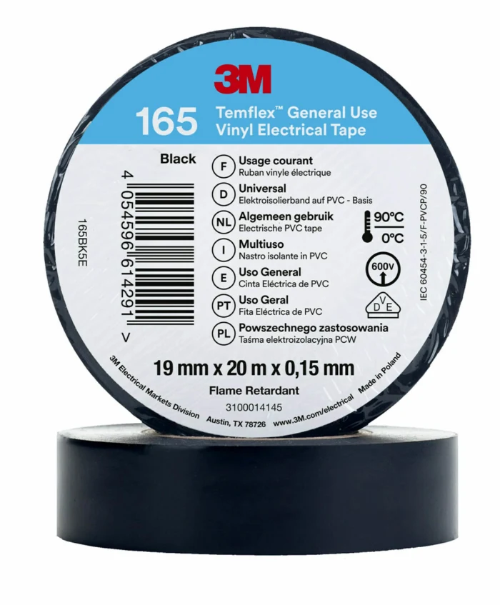 Electrical Tape - 19mm x 20m - Black