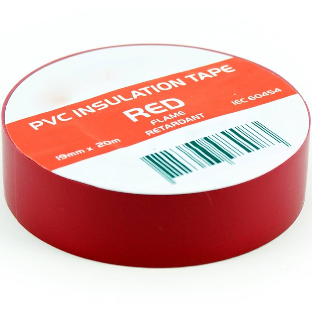 Electrical Tape - 19mm x 20m - Red