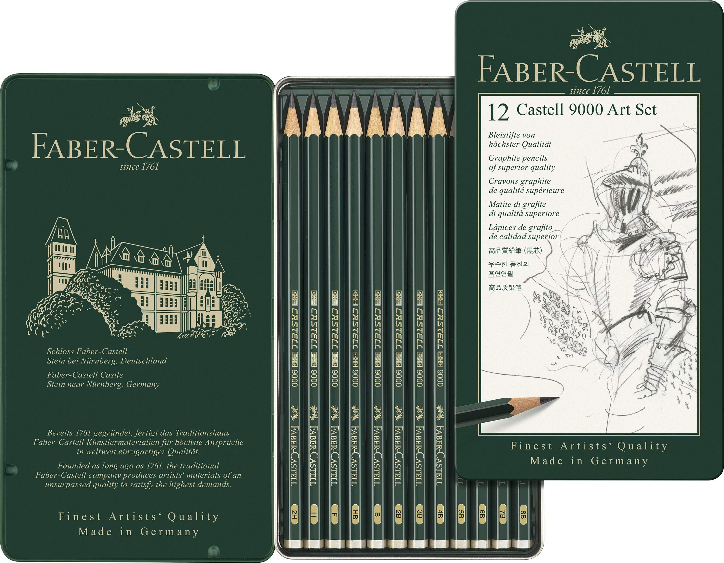 Faber-Castell 9000 Pencil - HB - 12 Pack