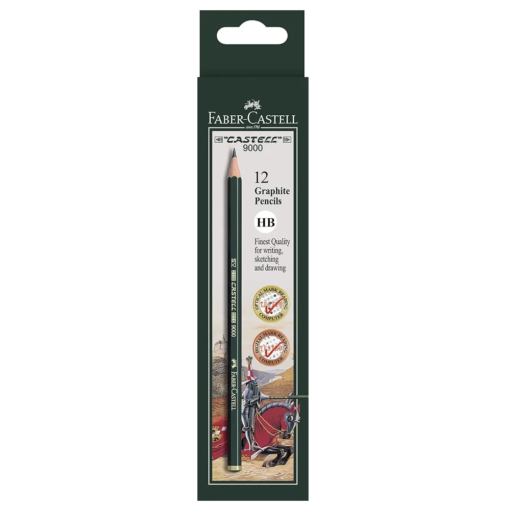 Faber-Castell 9000 Pencil - HB - 12 Pack