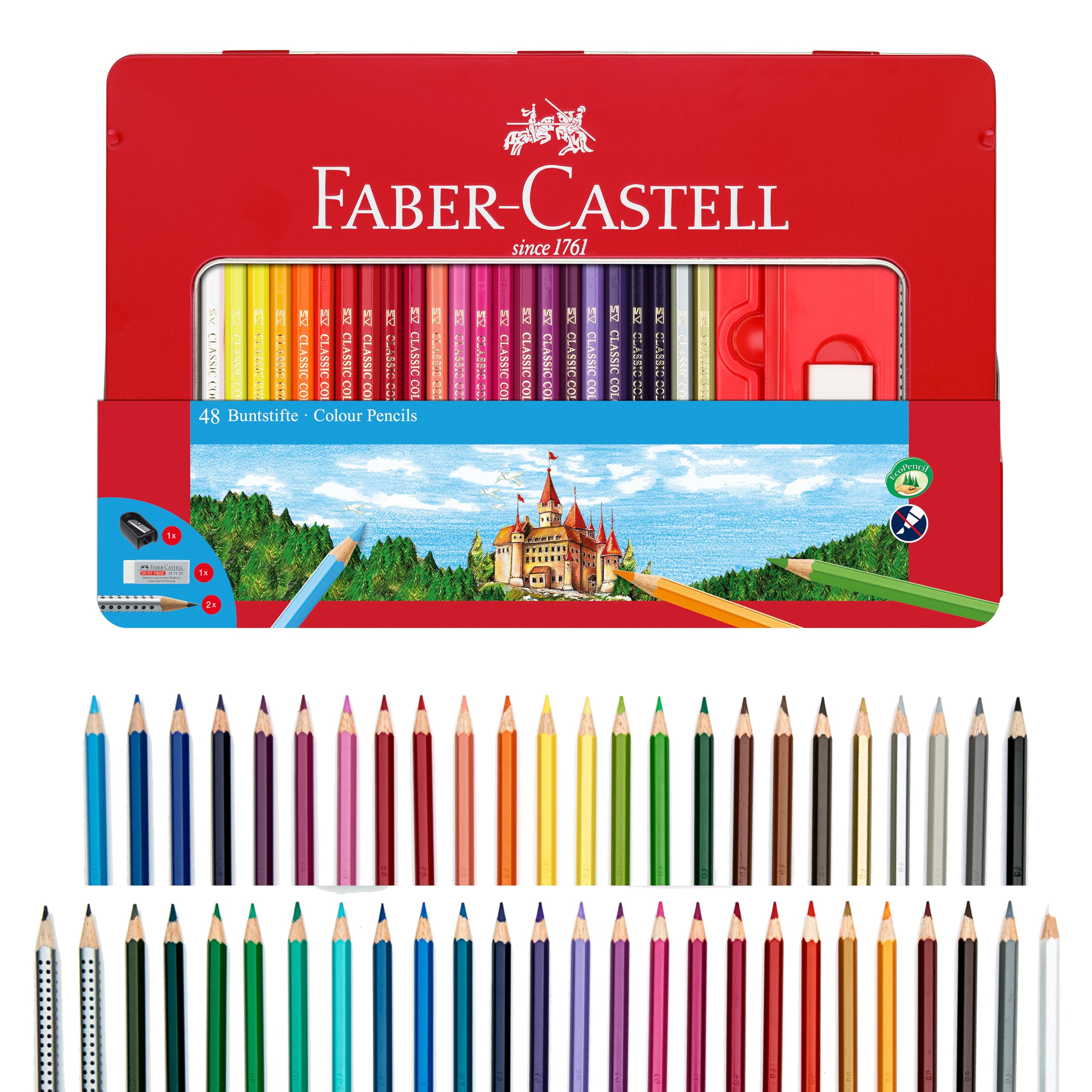 Faber-Castell Colored Pencils - 48 Colors