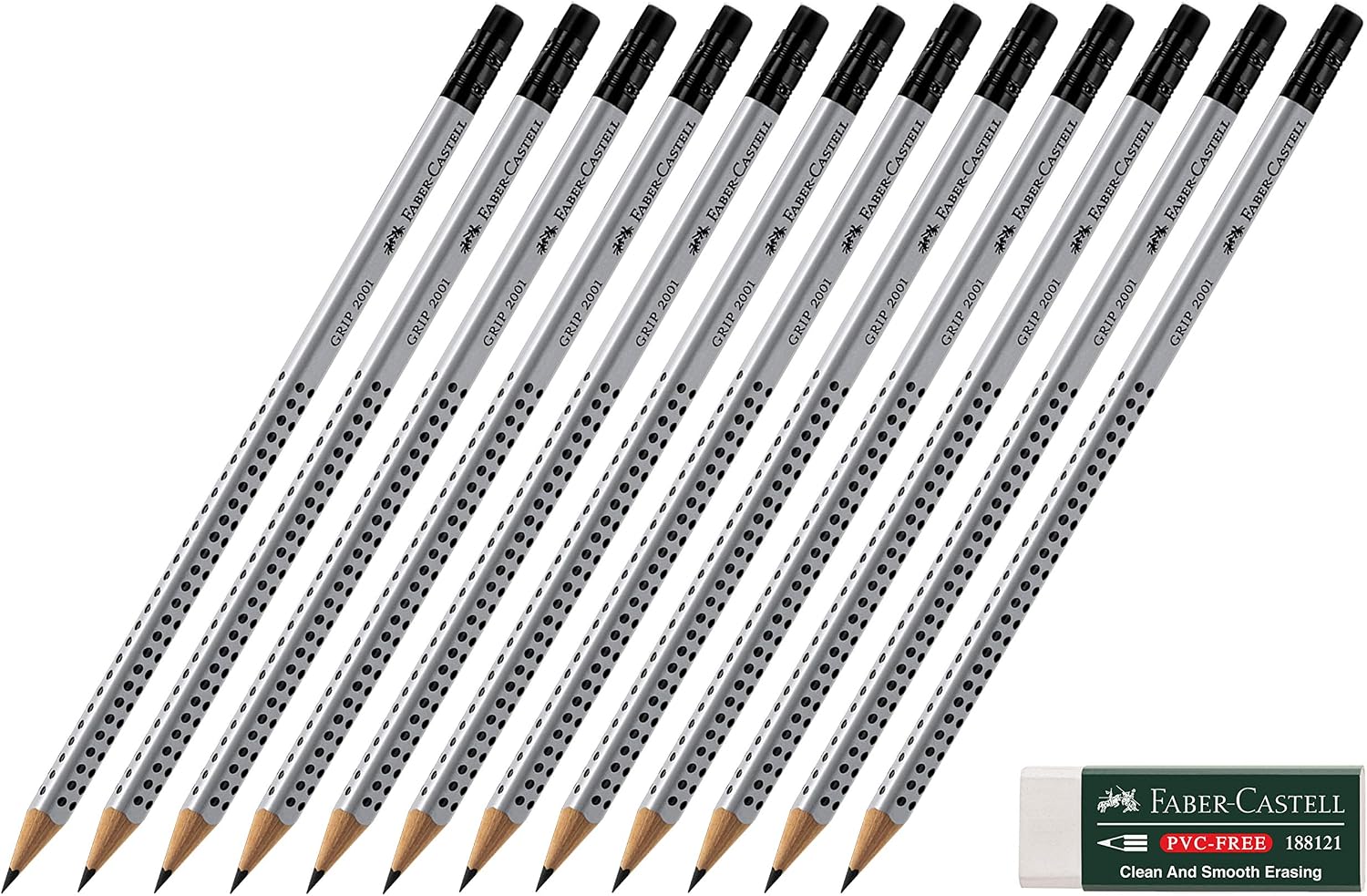 Faber-Castell Grip Pencil - HB - 12 Pack