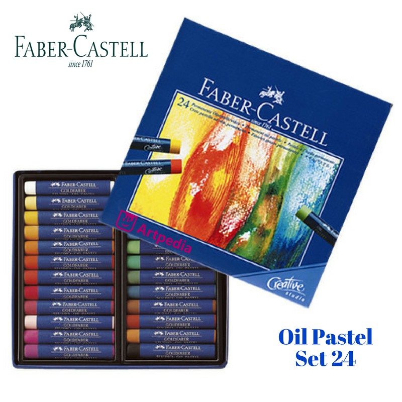 Faber-Castell Oil Pastels - 24 Colors