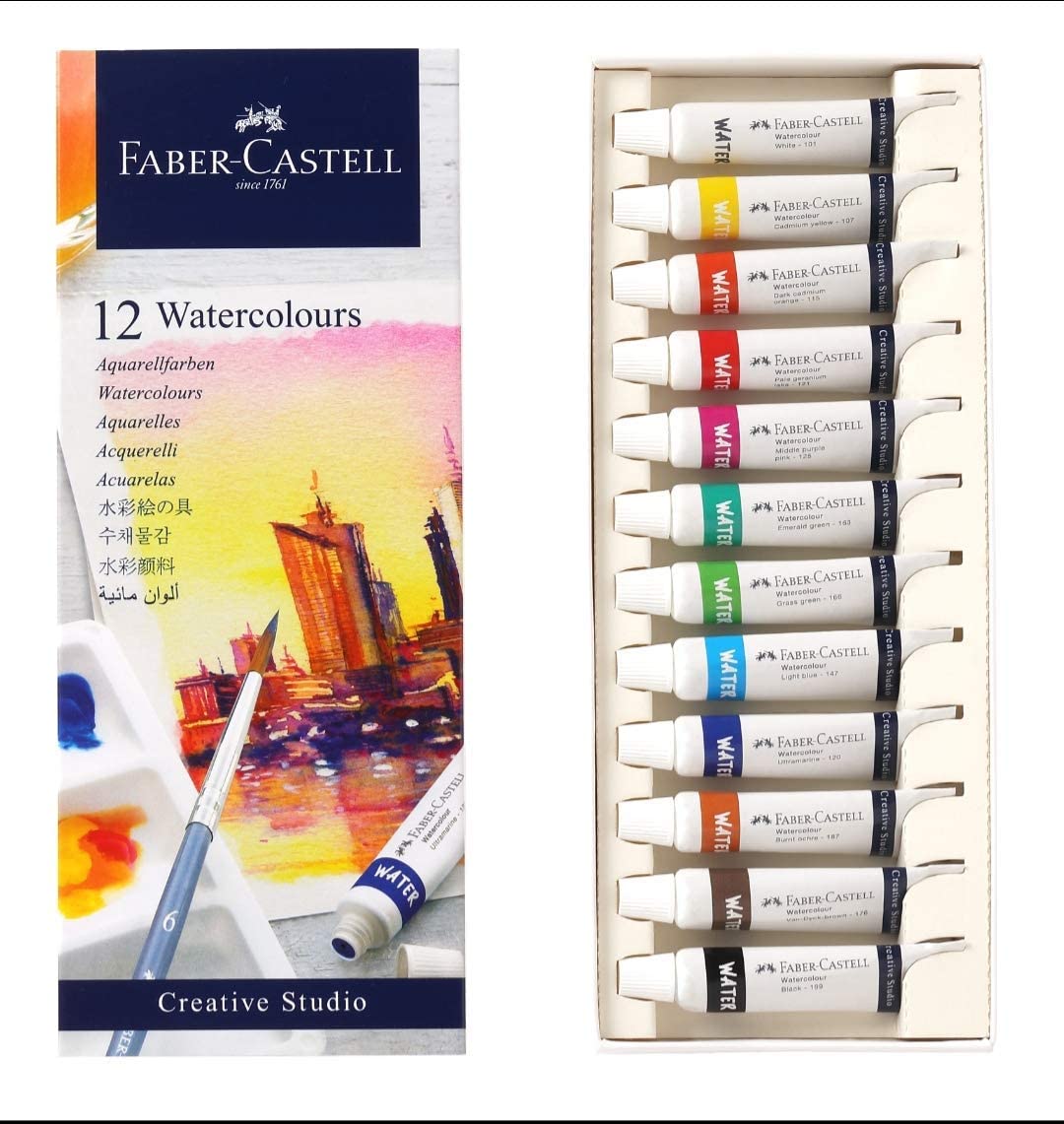 Faber-Castell Watercolor Set - 12 Colors
