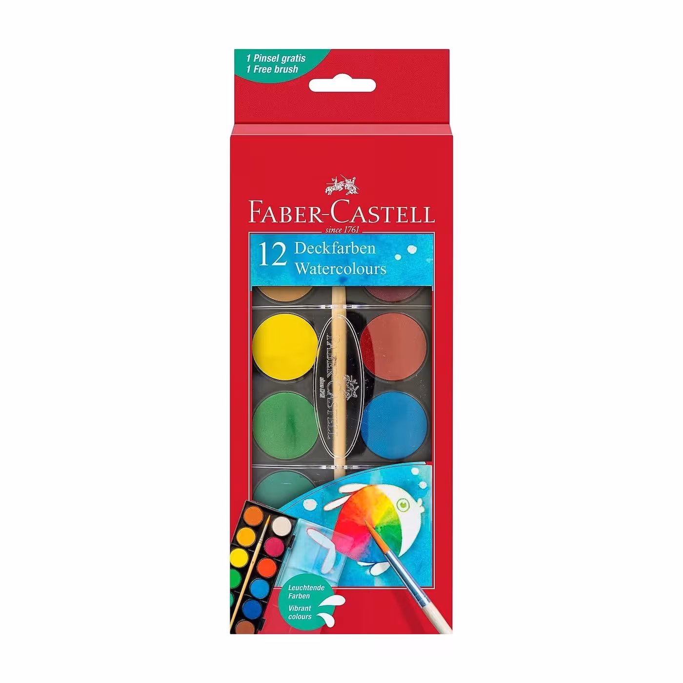 Faber-Castell Watercolor Set - 12 Colors