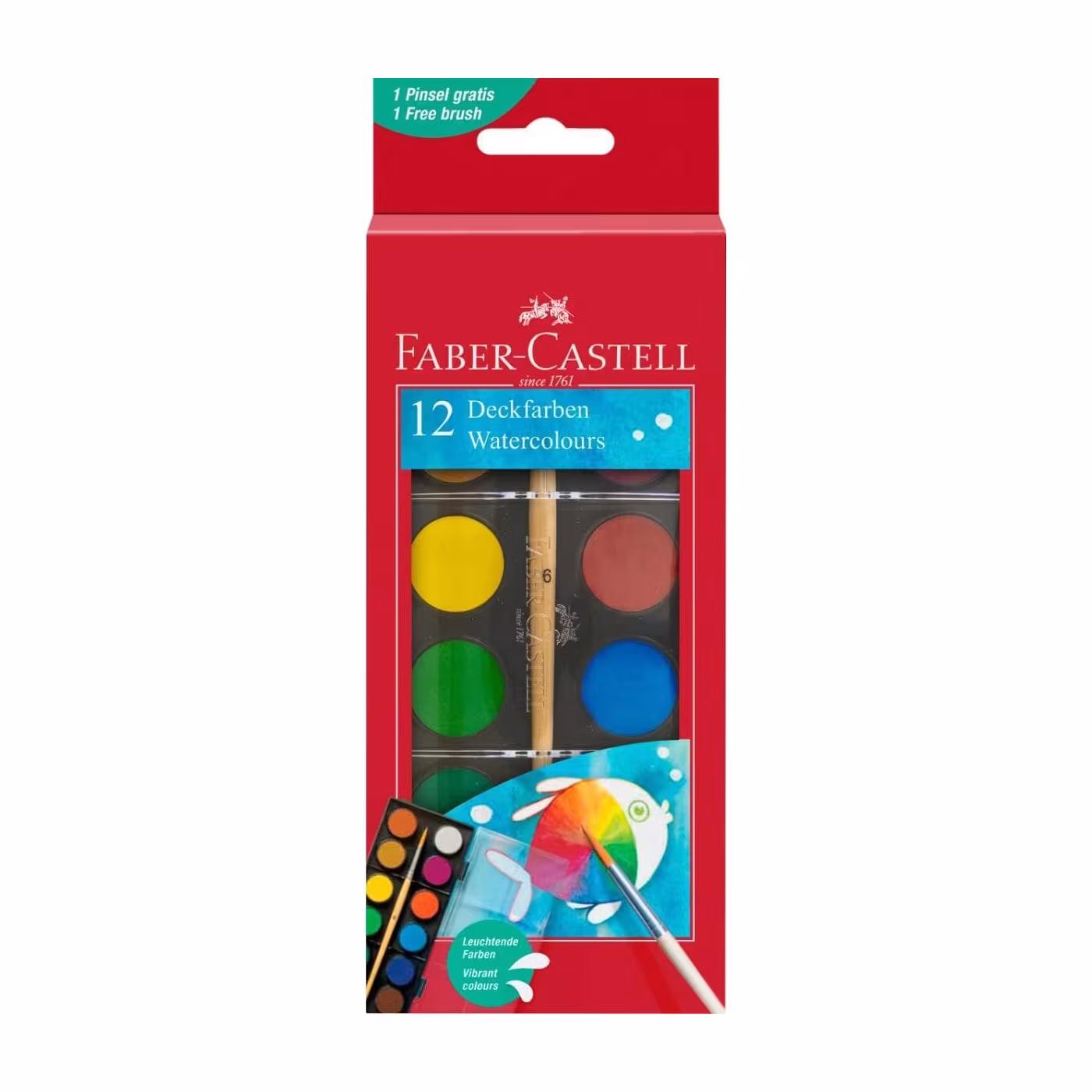 Faber-Castell Watercolor Set - 12 Colors