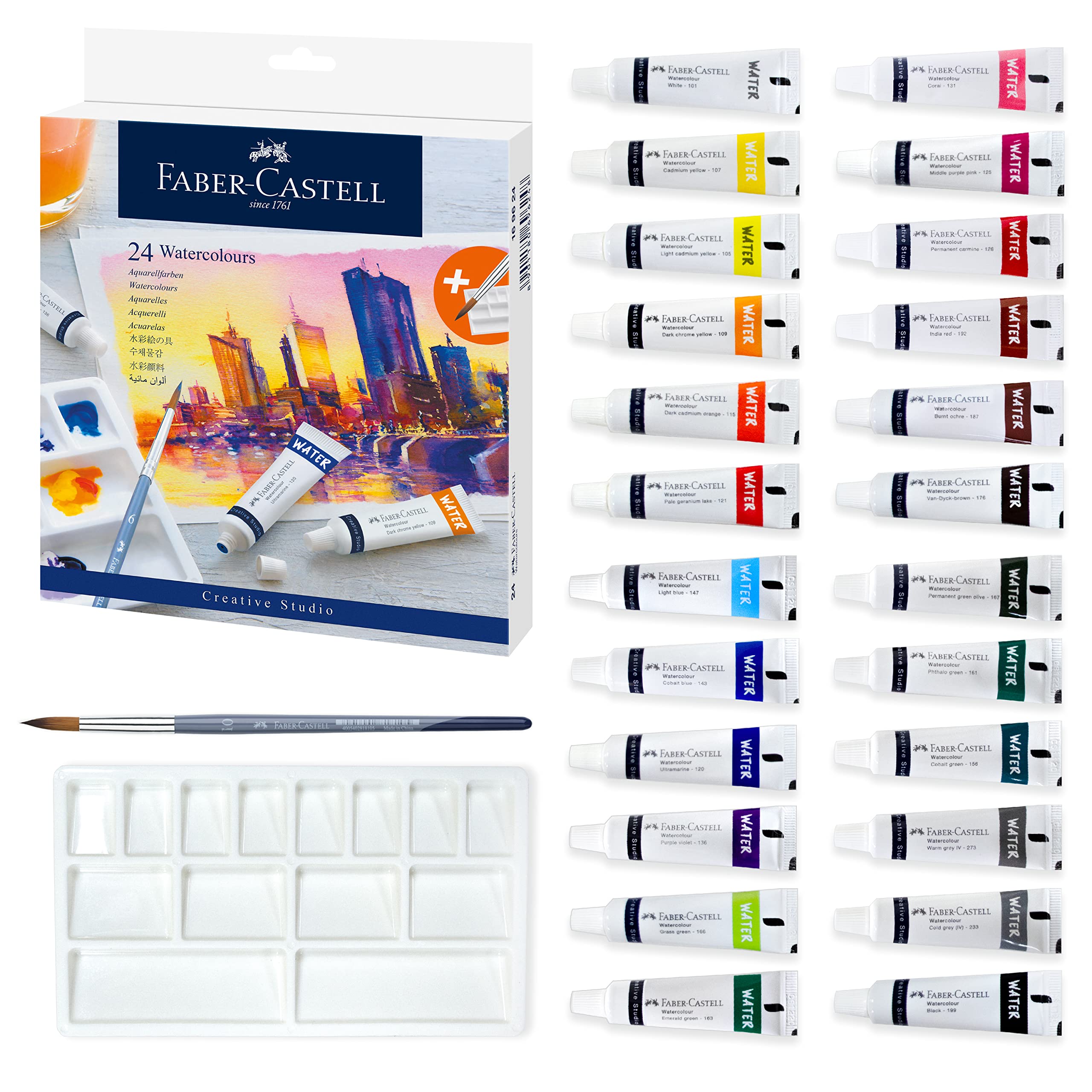 Faber-Castell Watercolor Set - 24 Colors