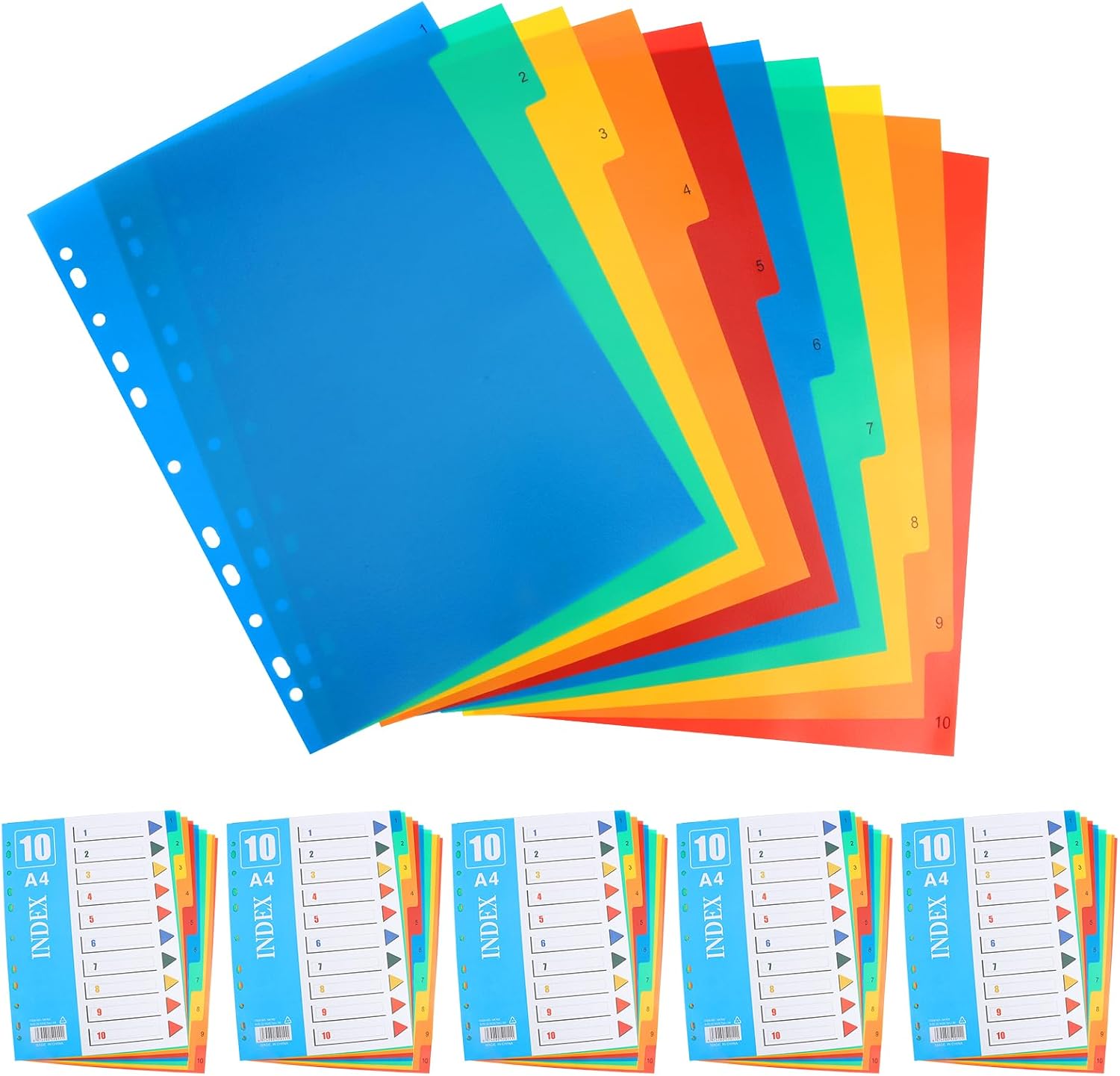 File Divider - A4 - 5 Tab