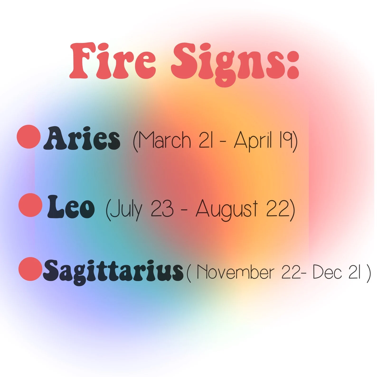 Fire Sign