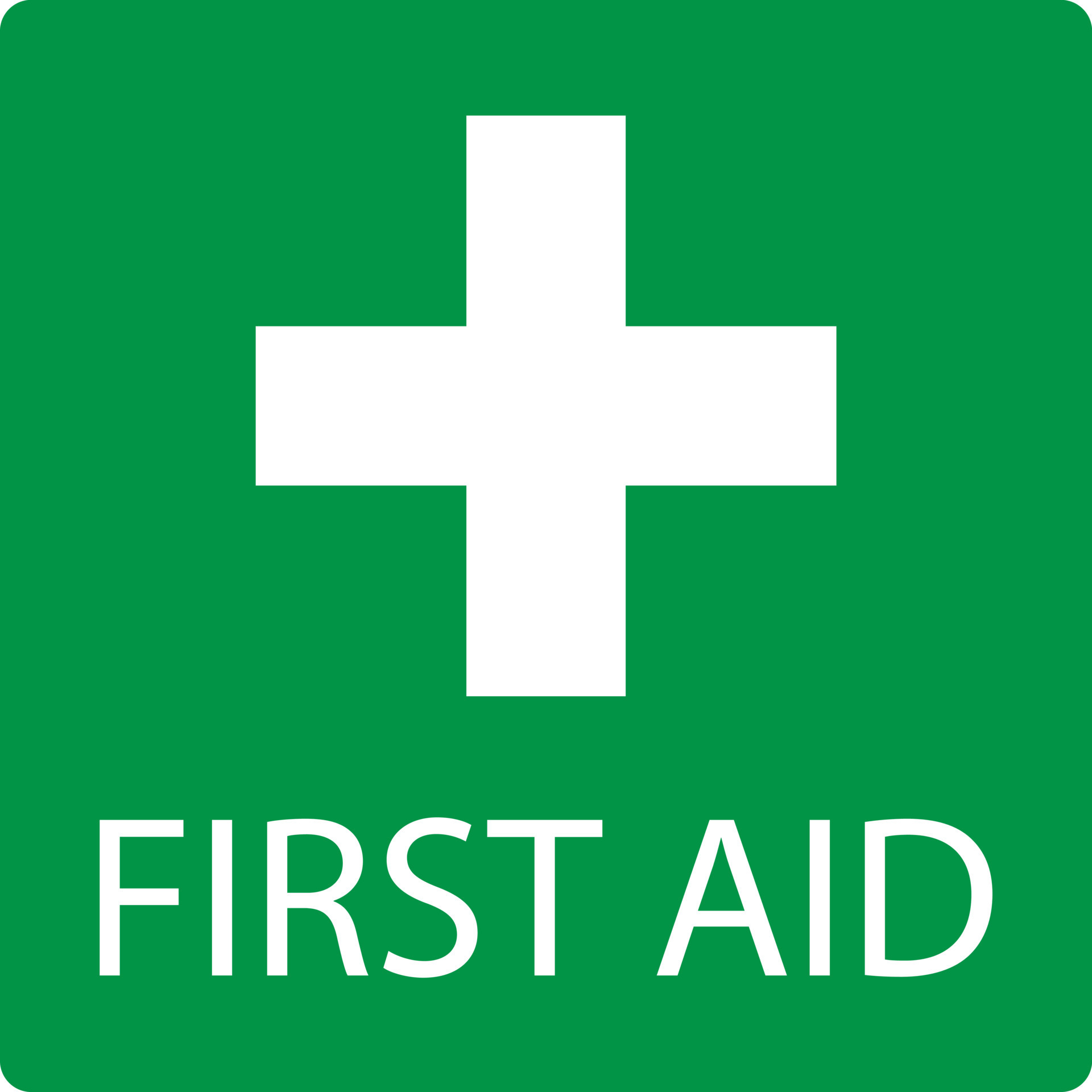 First Aid Sign