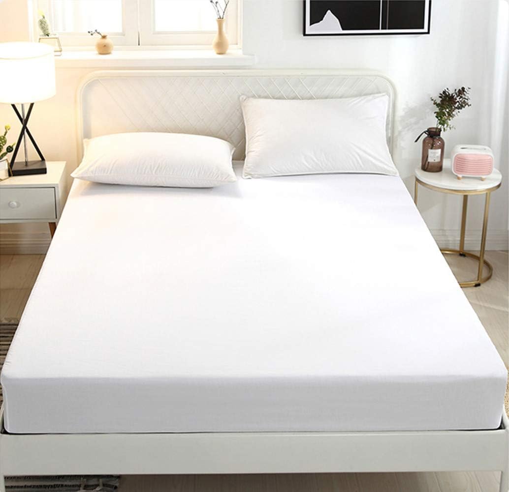 Fitted Sheet - Single - Elastic - White