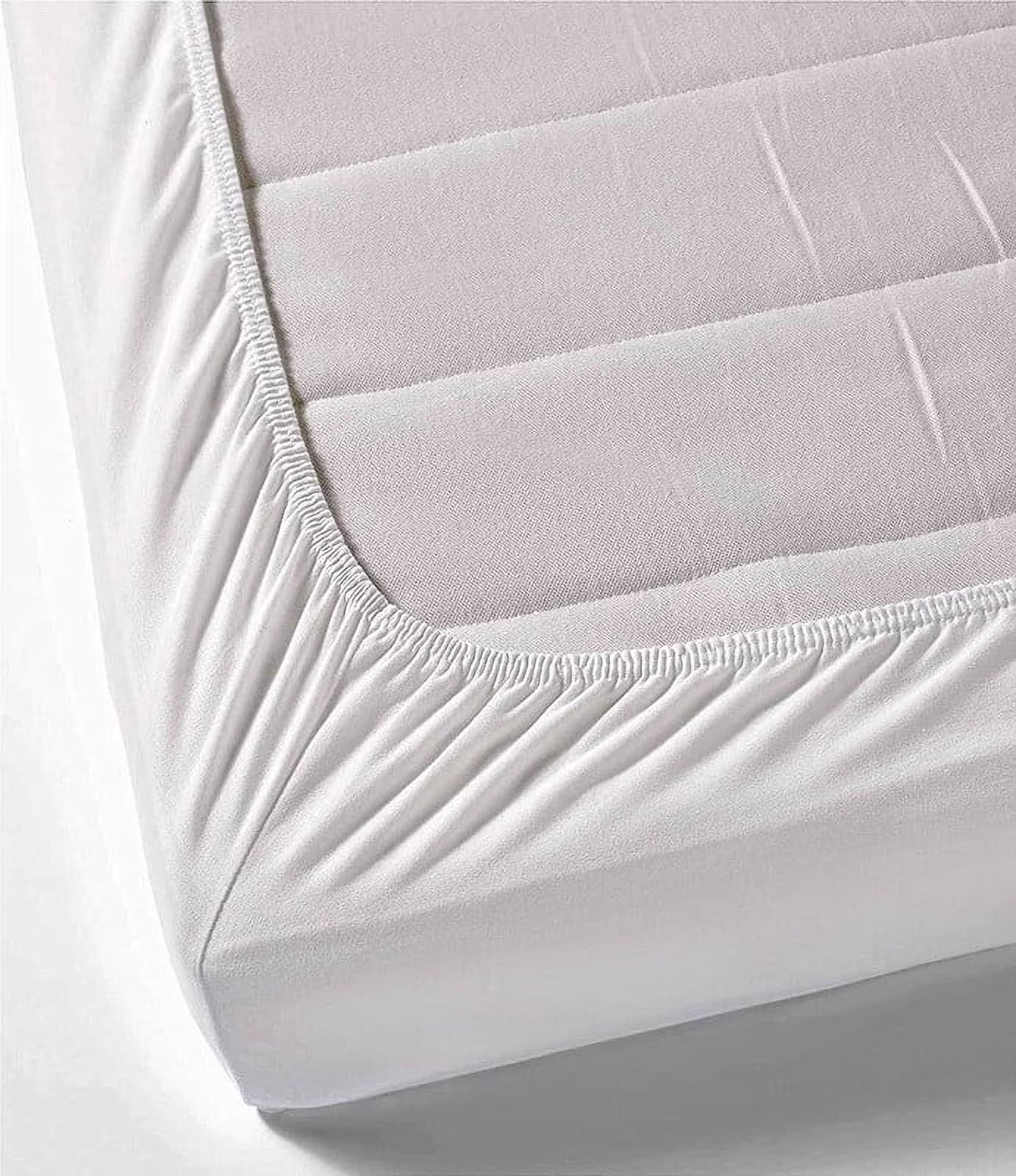 Fitted Sheet - Single - Elastic - White