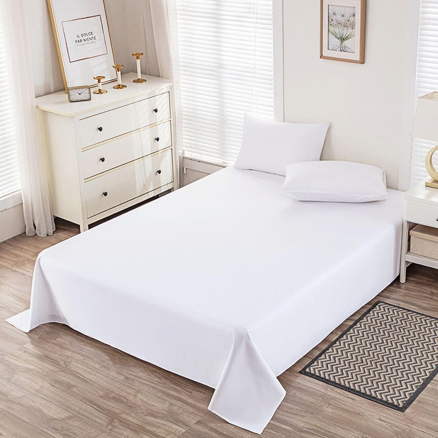 Flat Sheet - King - White