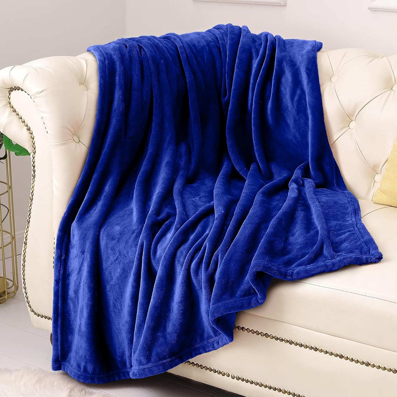 Fleece Blanket - Double - Blue