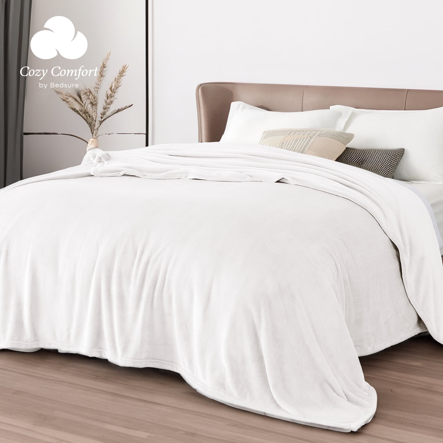 Fleece Blanket - King - White