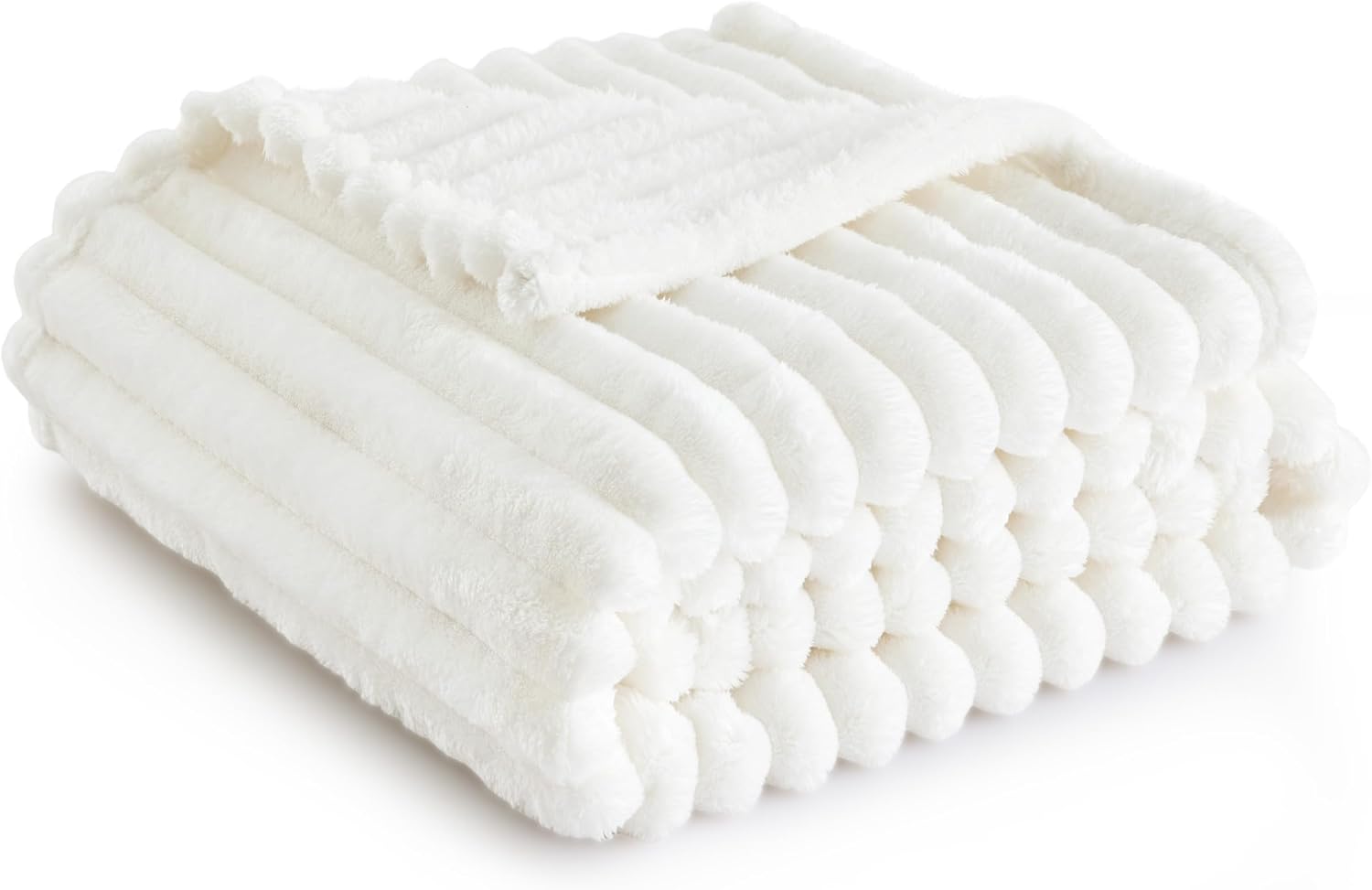 Fleece Blanket - Single - White