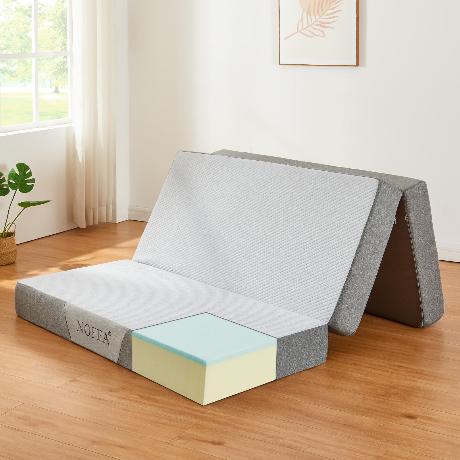 Foldable Mattress - Double - 3 Fold