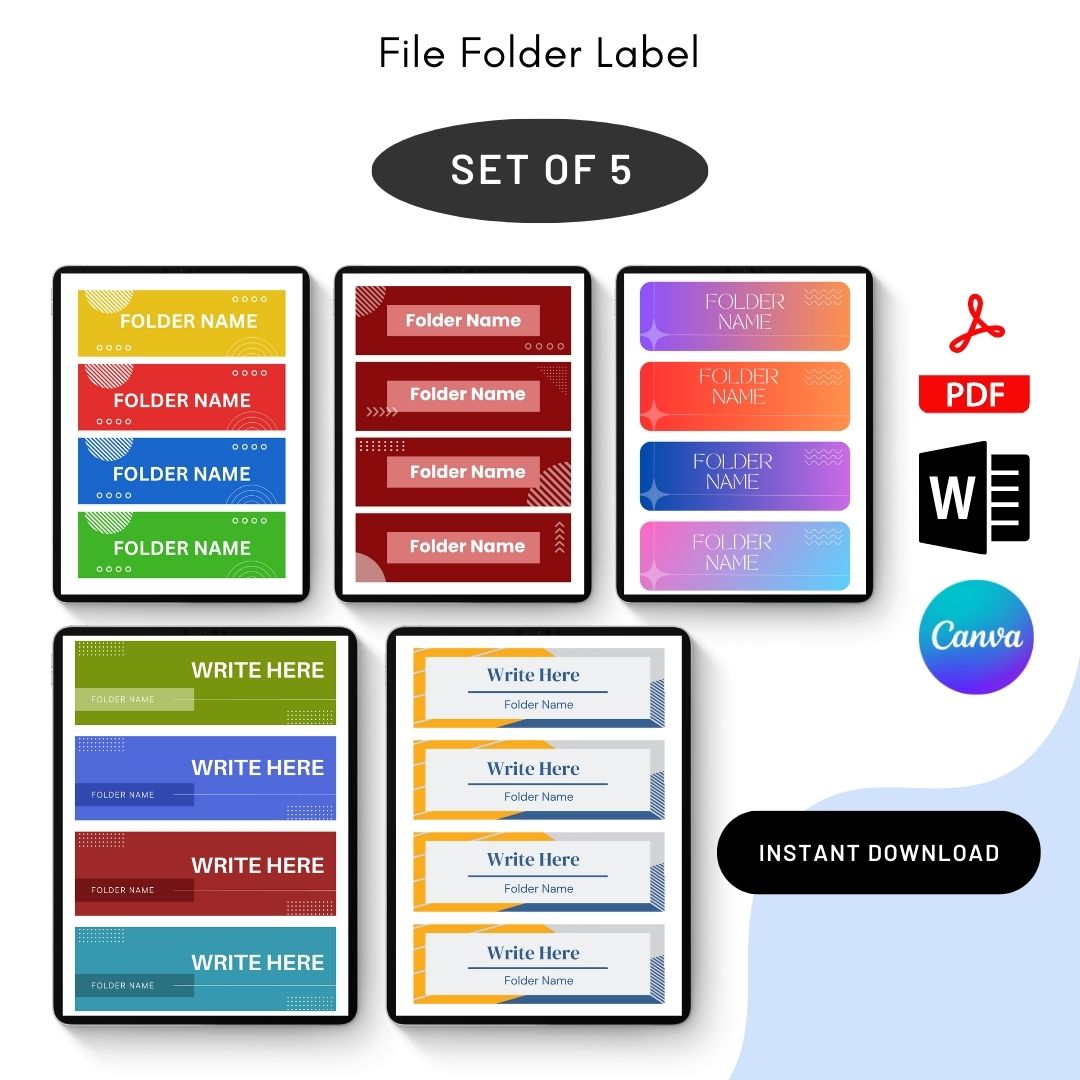 Folder Labels