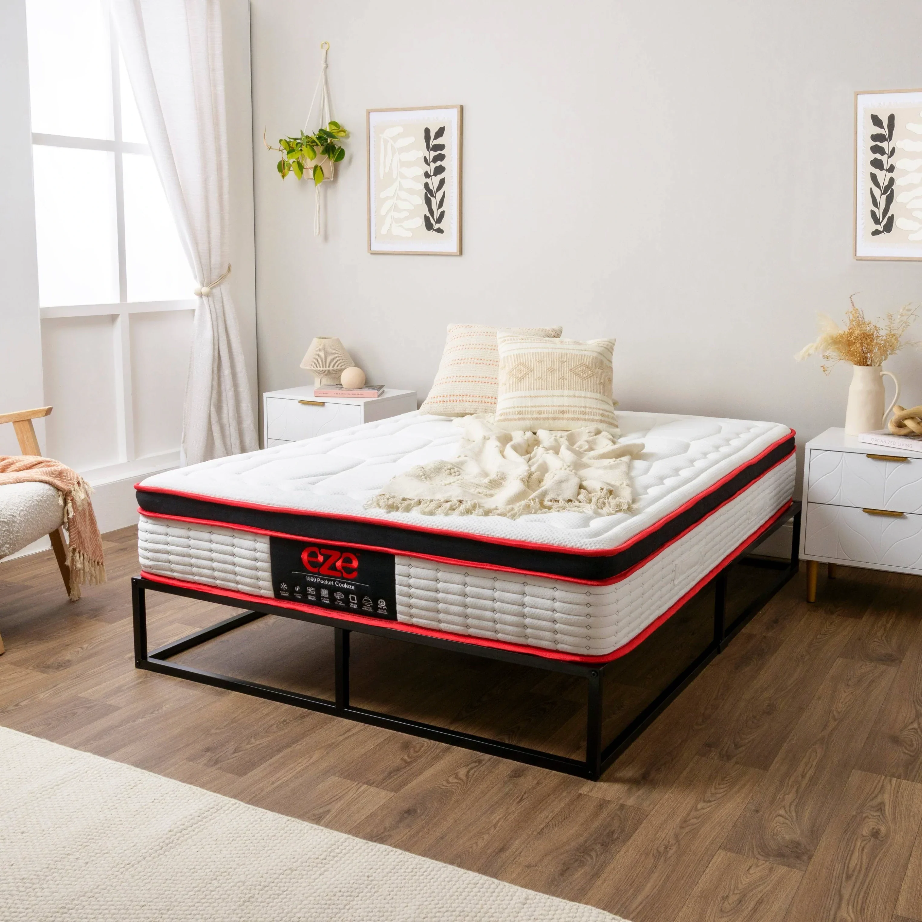 Gel Infused Mattress - Double 6 inch Cooling