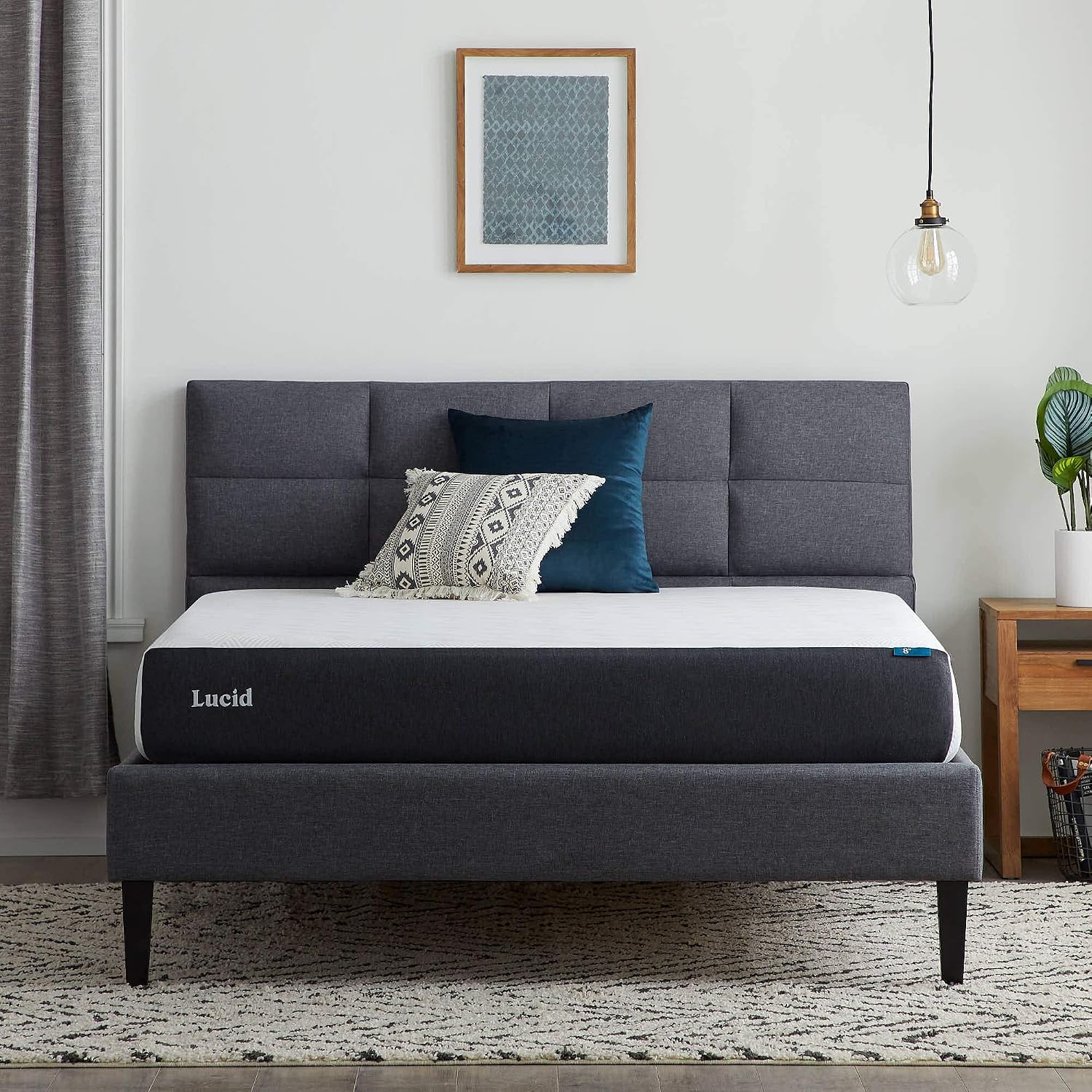 Gel Infused Mattress - Double 8 inch Hypoallergenic