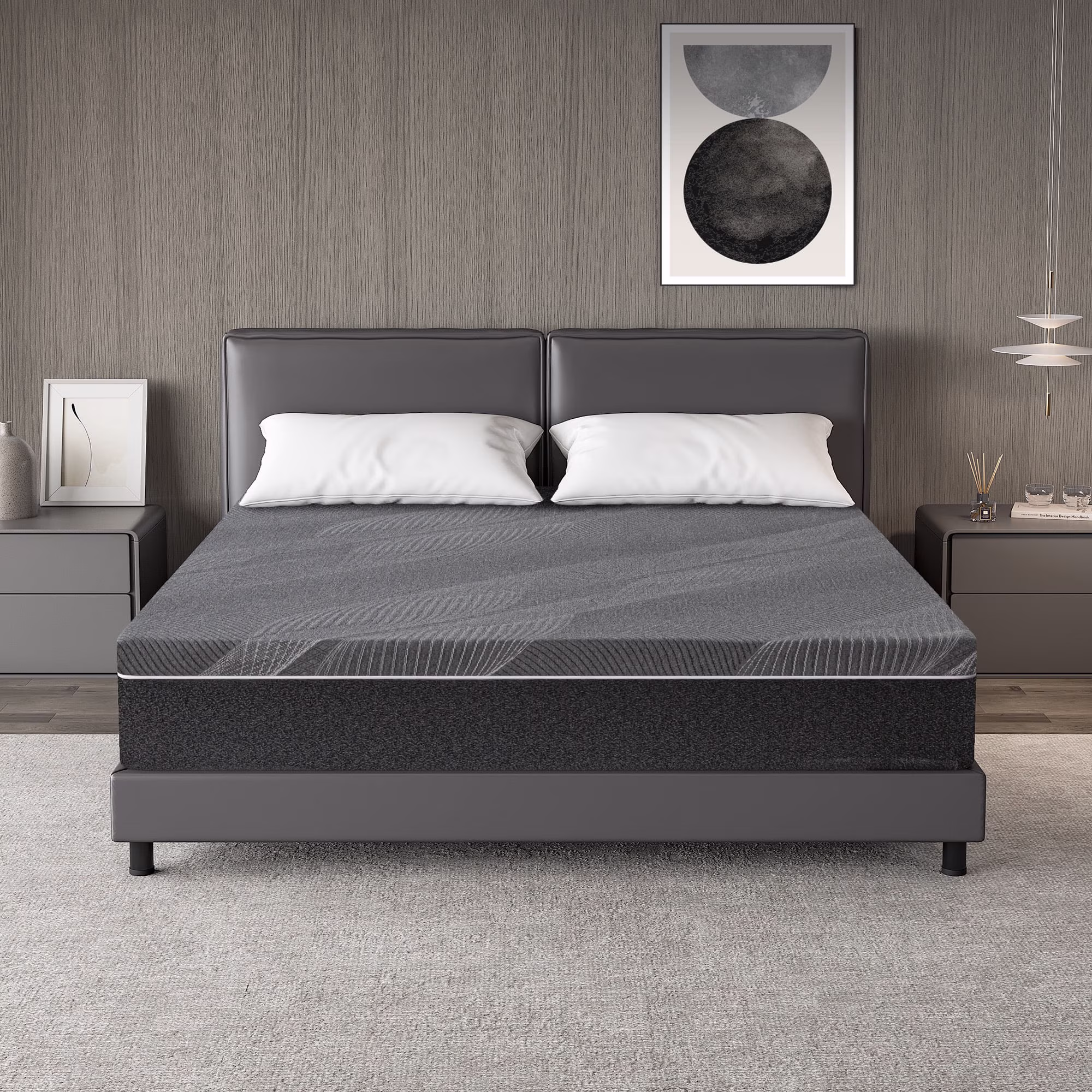 Gel Infused Mattress - King 10 inch Medium Firm