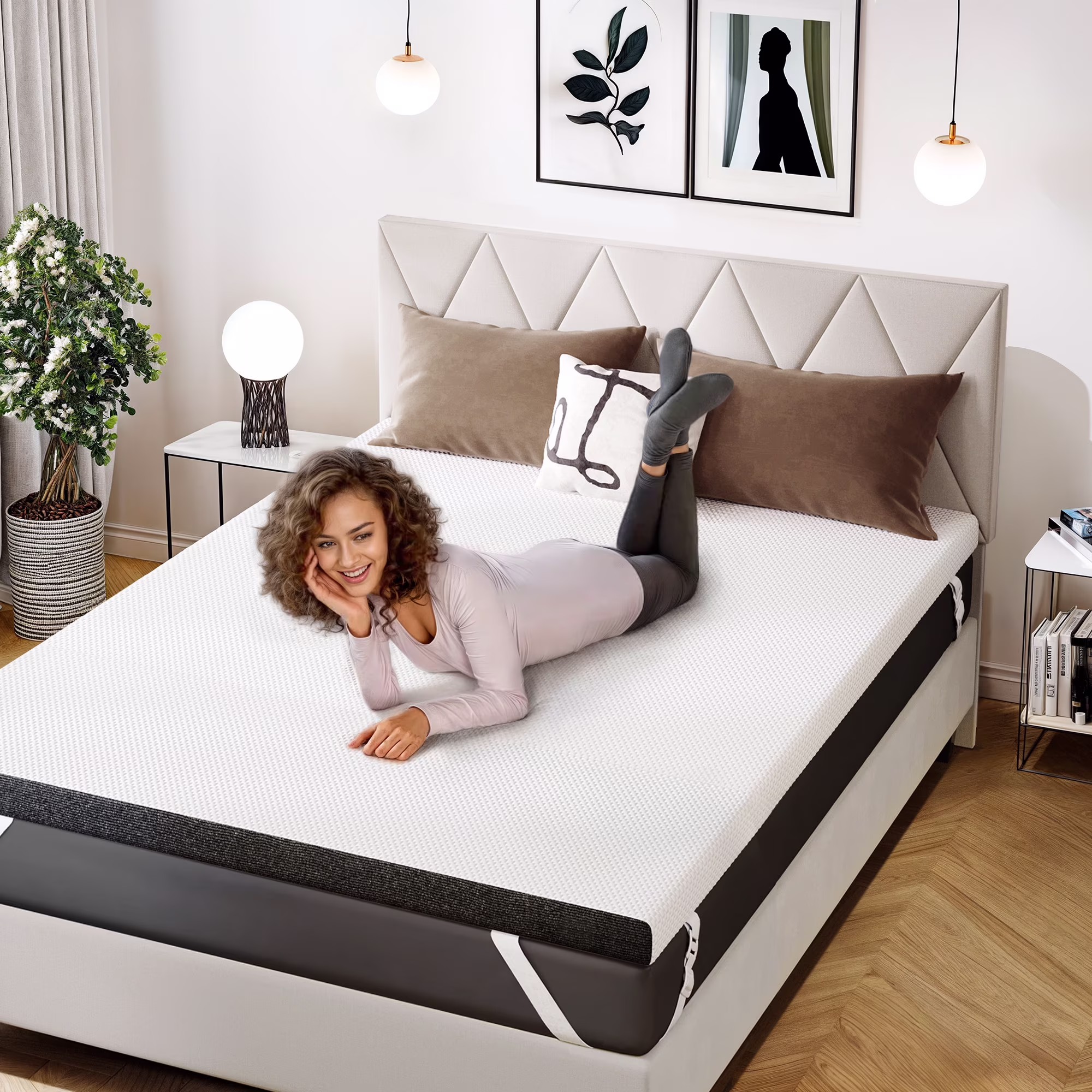 Gel Infused Mattress - King 6 inch Cooling