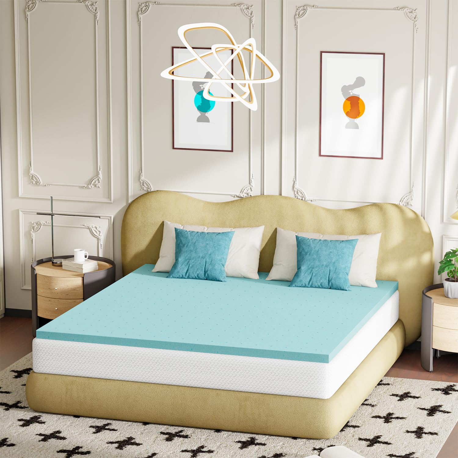 Gel Infused Mattress - King 6 inch Firm Support