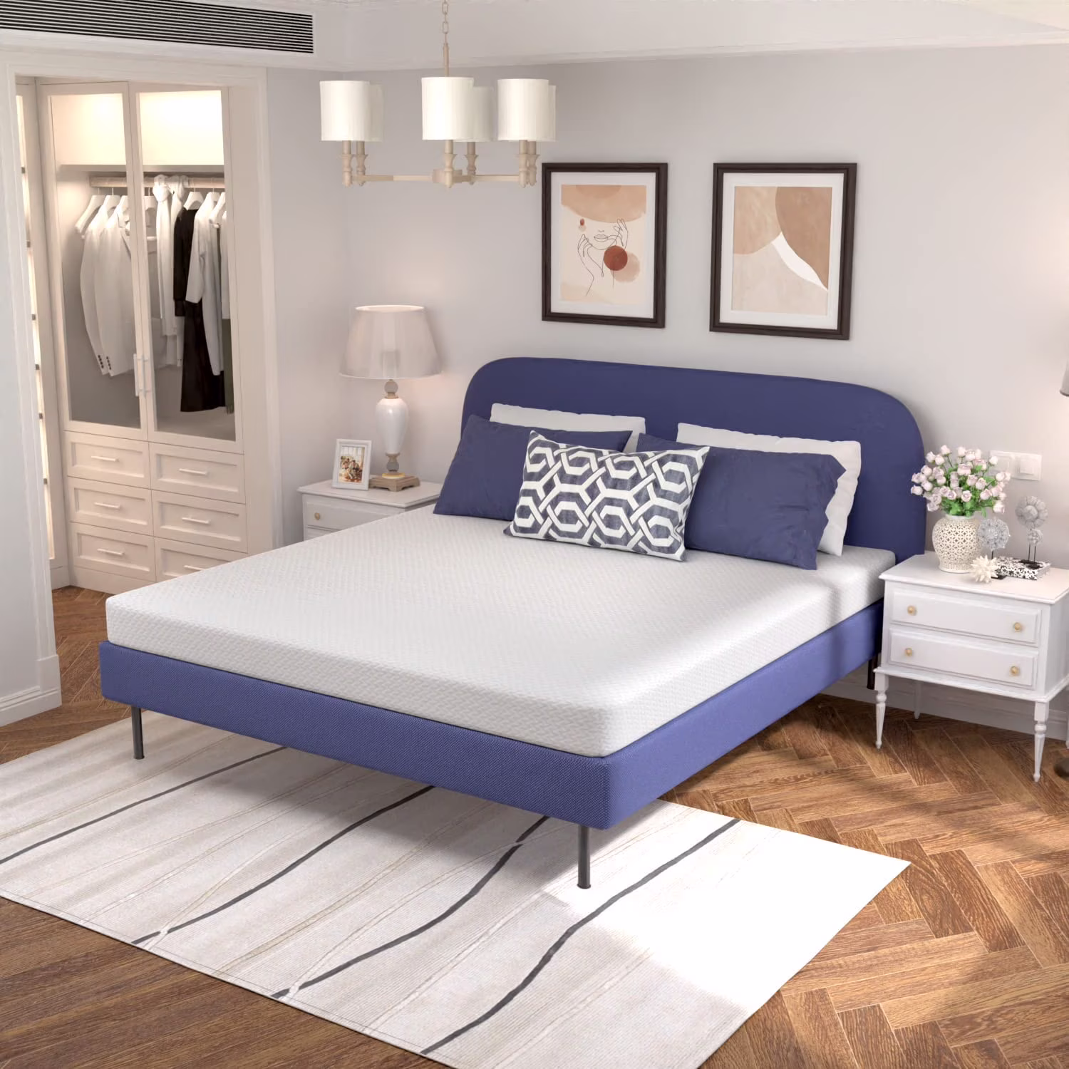 Gel Infused Mattress - King 6 inch Hypoallergenic