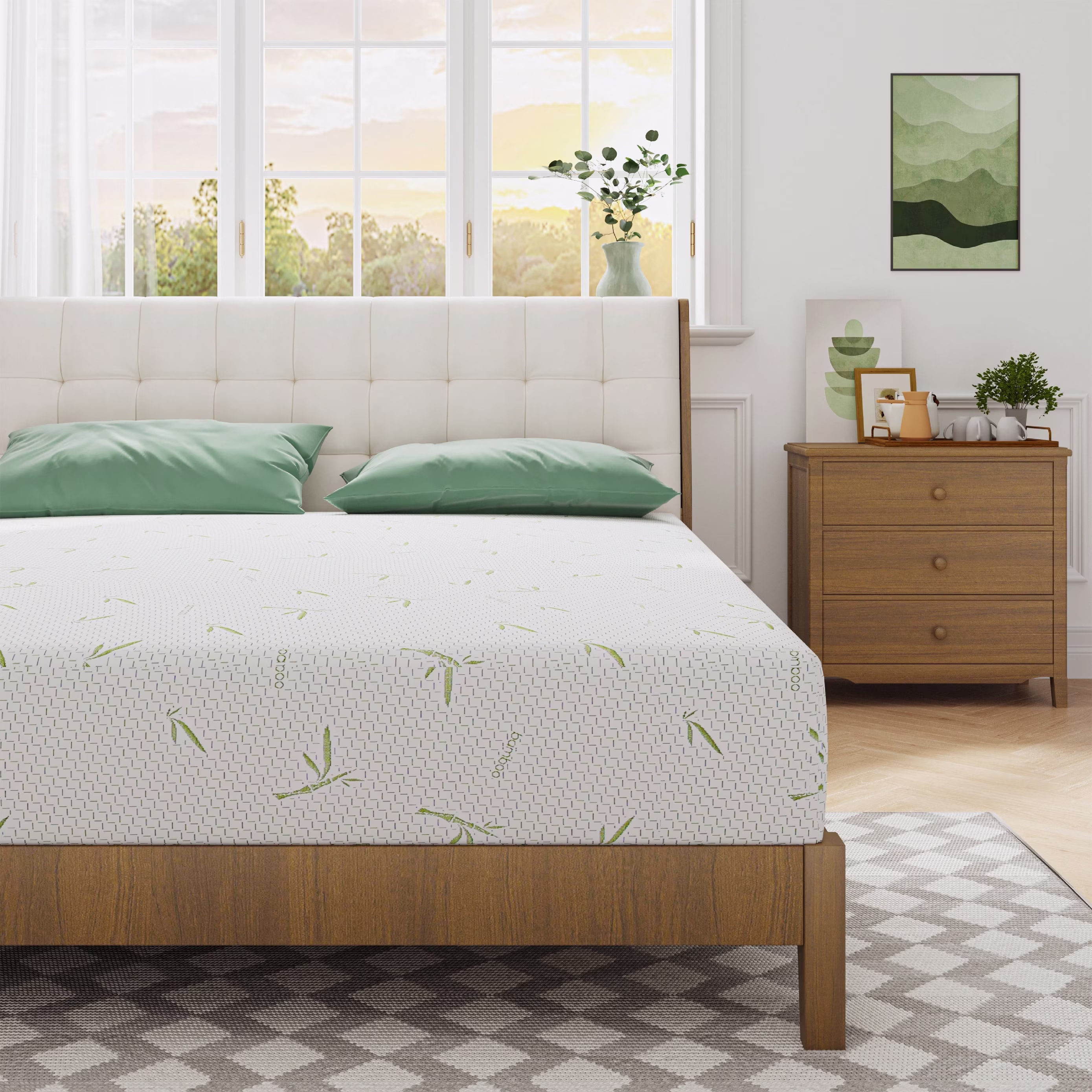 Gel Infused Mattress - King 6 inch Hypoallergenic