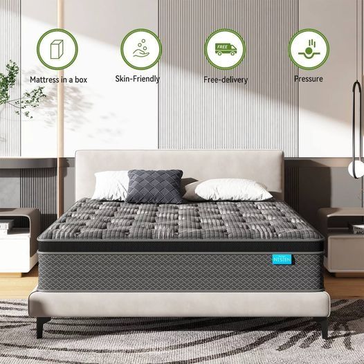 Gel Infused Mattress - Queen 10 inch Cooling