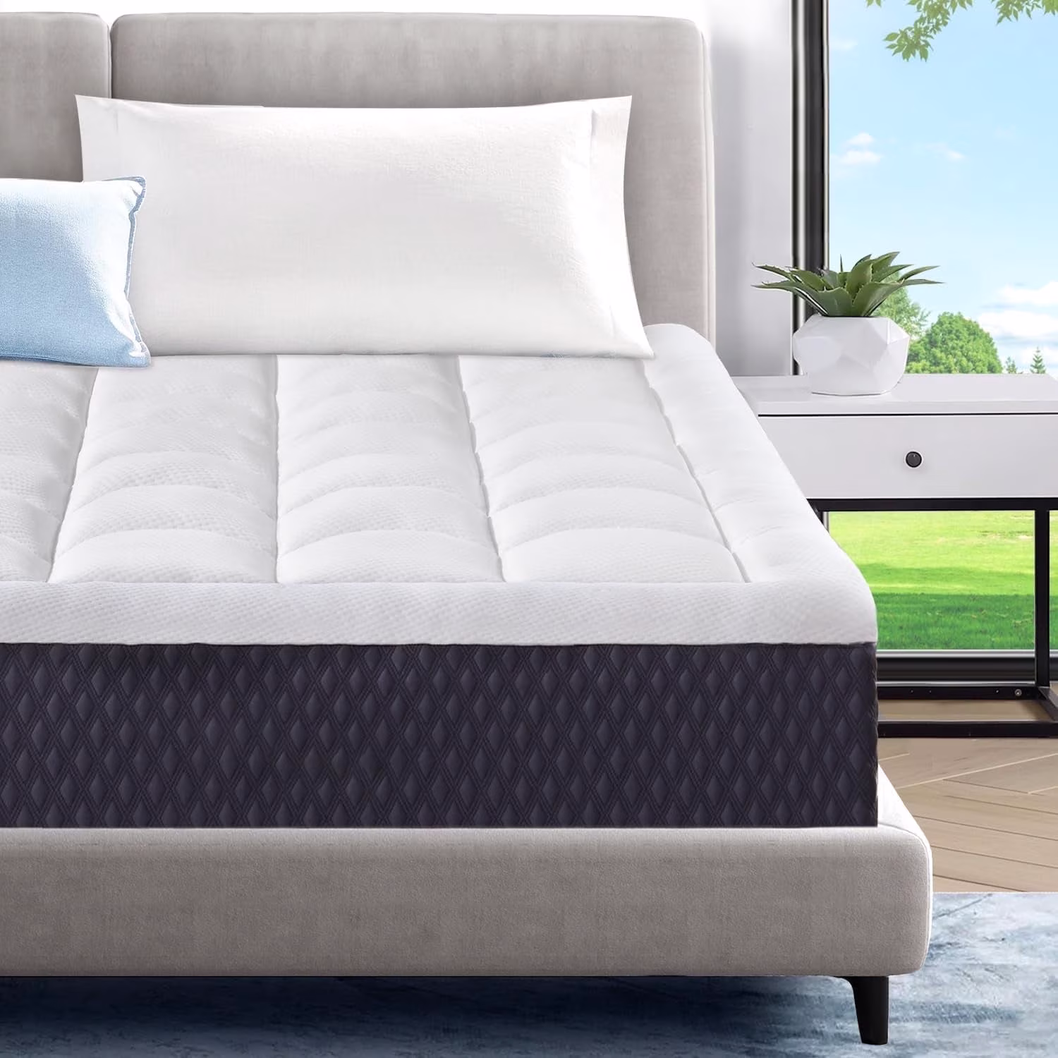 Gel Infused Mattress - Queen 10 inch Firm Support