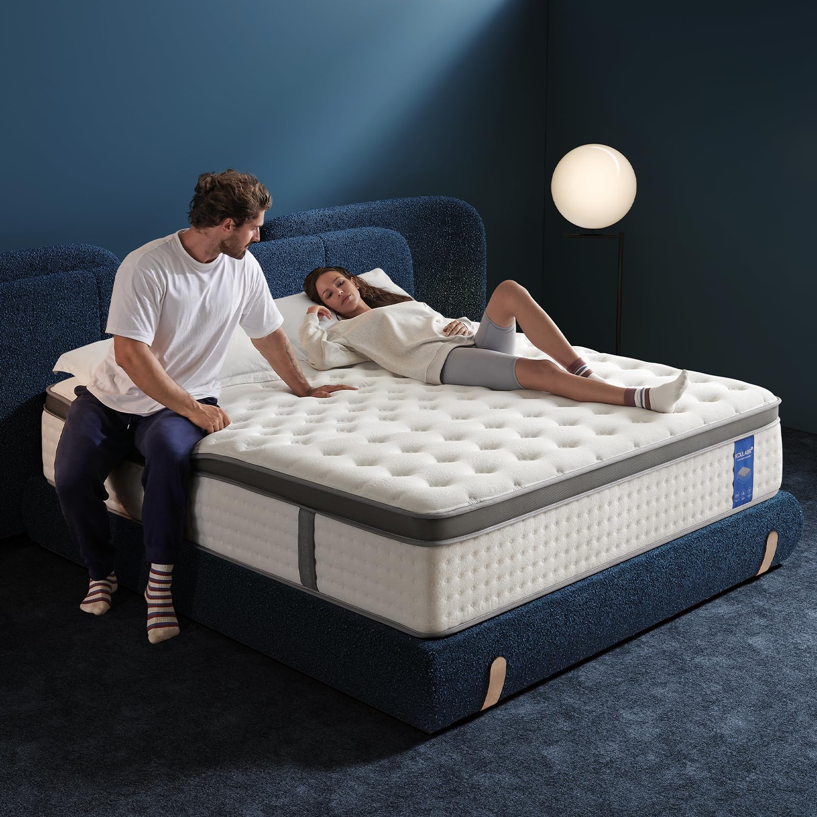Gel Infused Mattress - Queen 12 inch Medium Firm