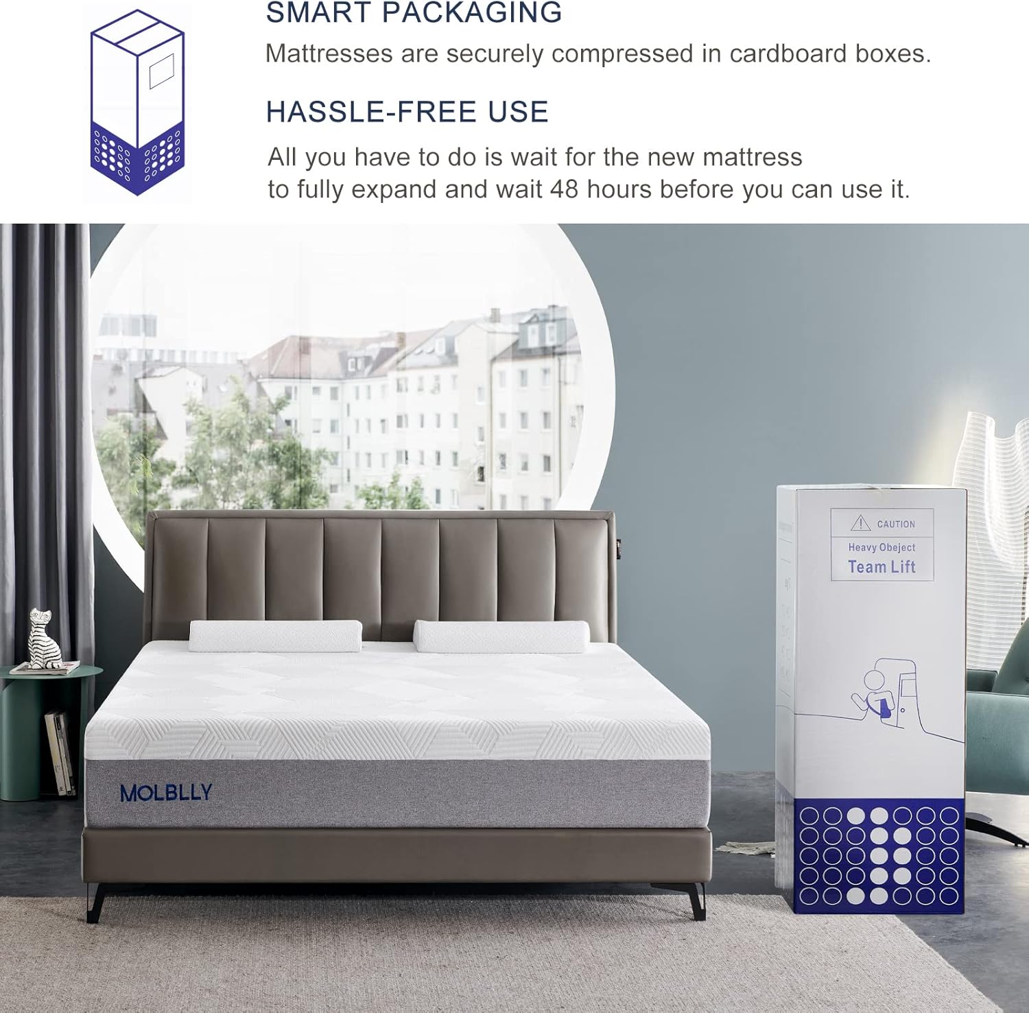 Gel Infused Mattress - Queen 14 inch Eco-friendly