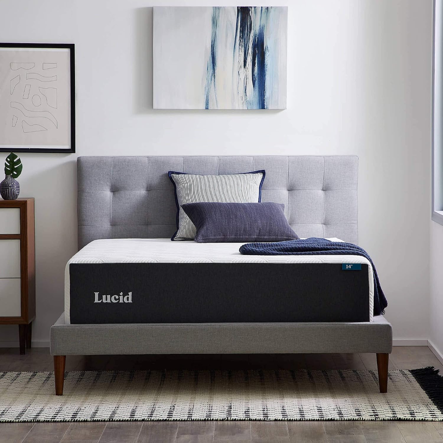 Gel Infused Mattress - Queen 14 inch Hypoallergenic
