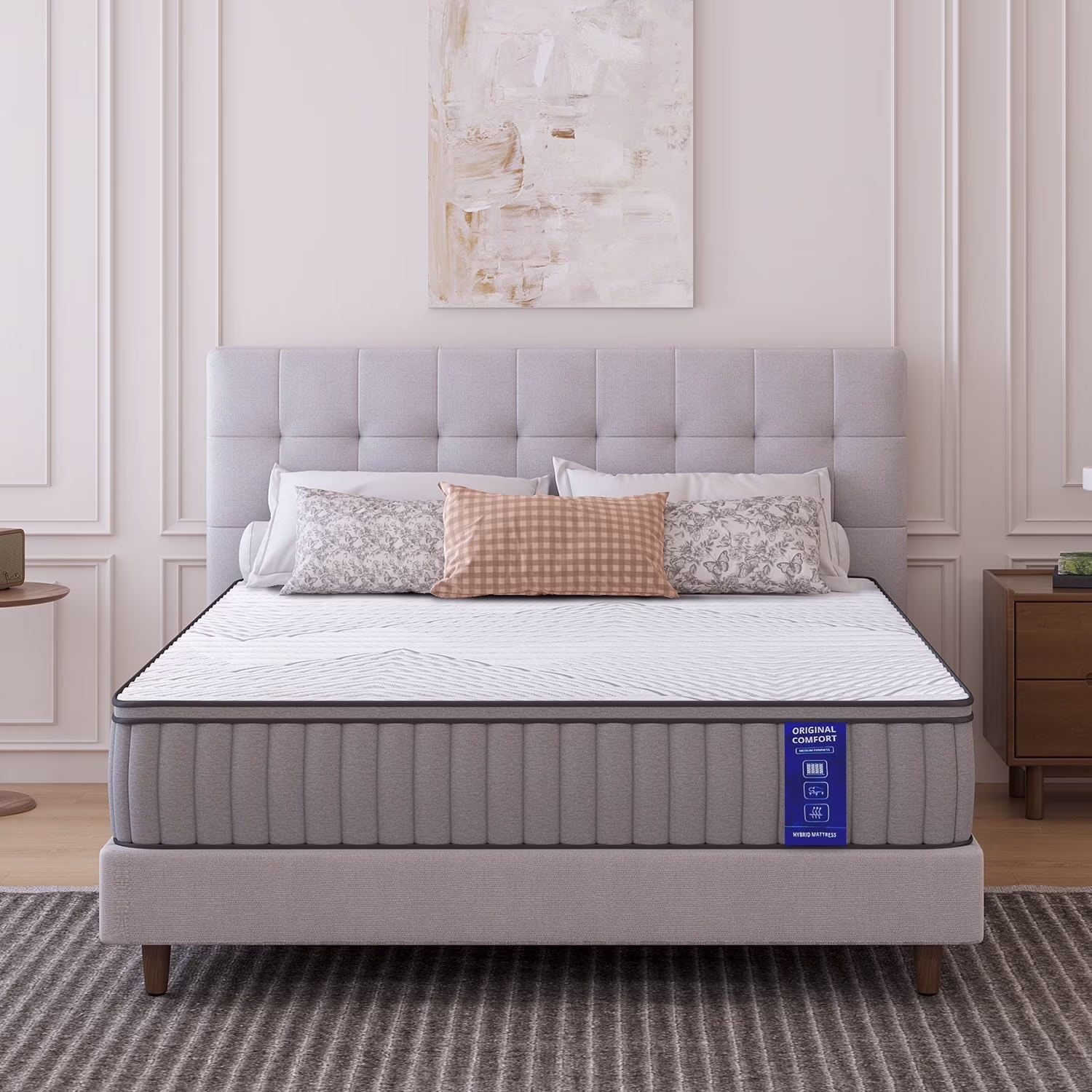 Gel Infused Mattress - Queen 14 inch Hypoallergenic