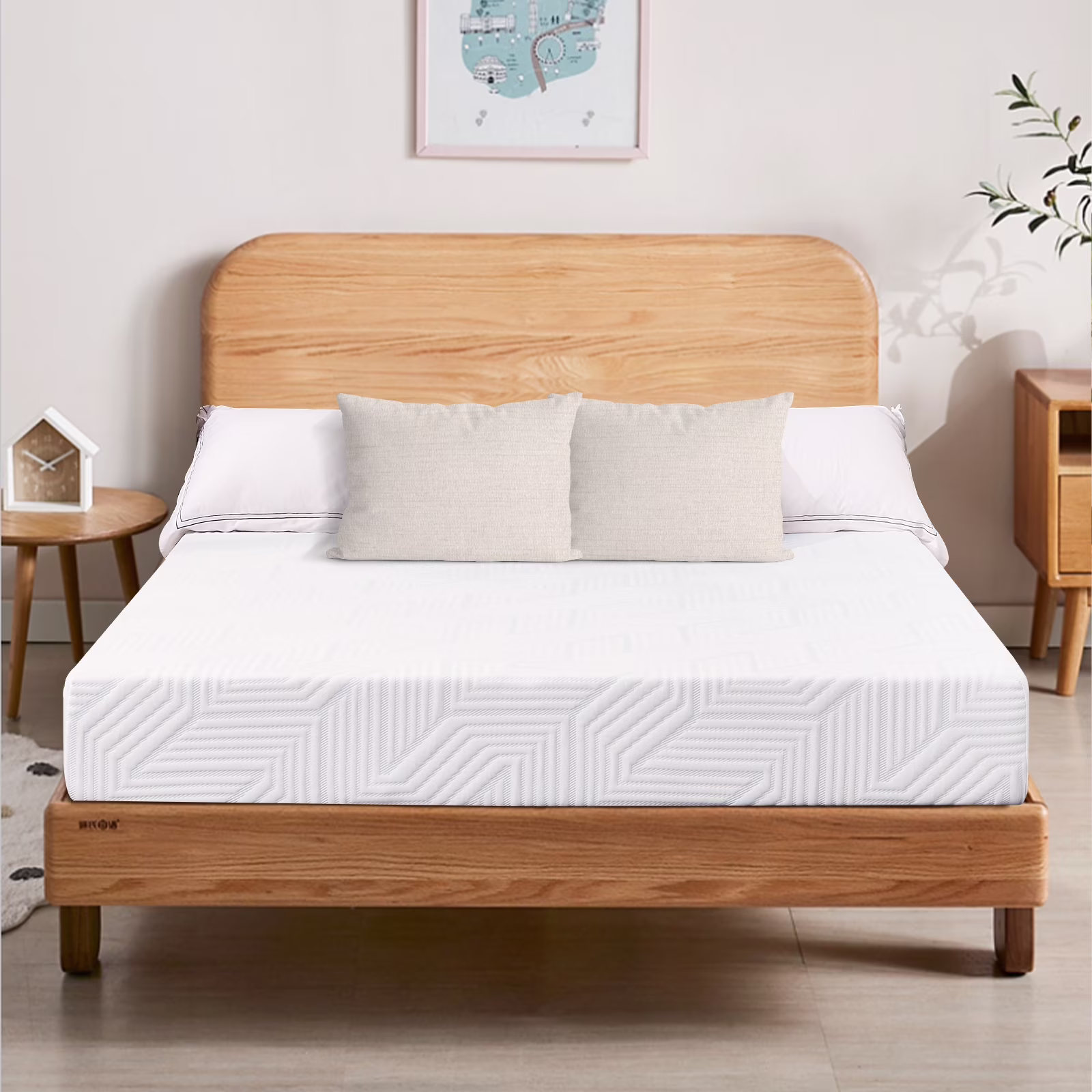 Gel Infused Mattress - Queen 6 inch Medium Firm