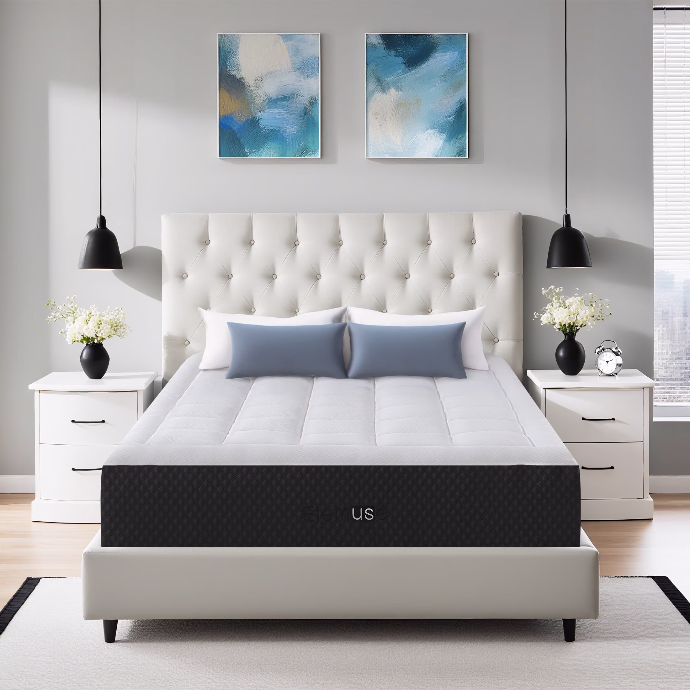 Gel Infused Mattress - Queen 8 inch Firm Support