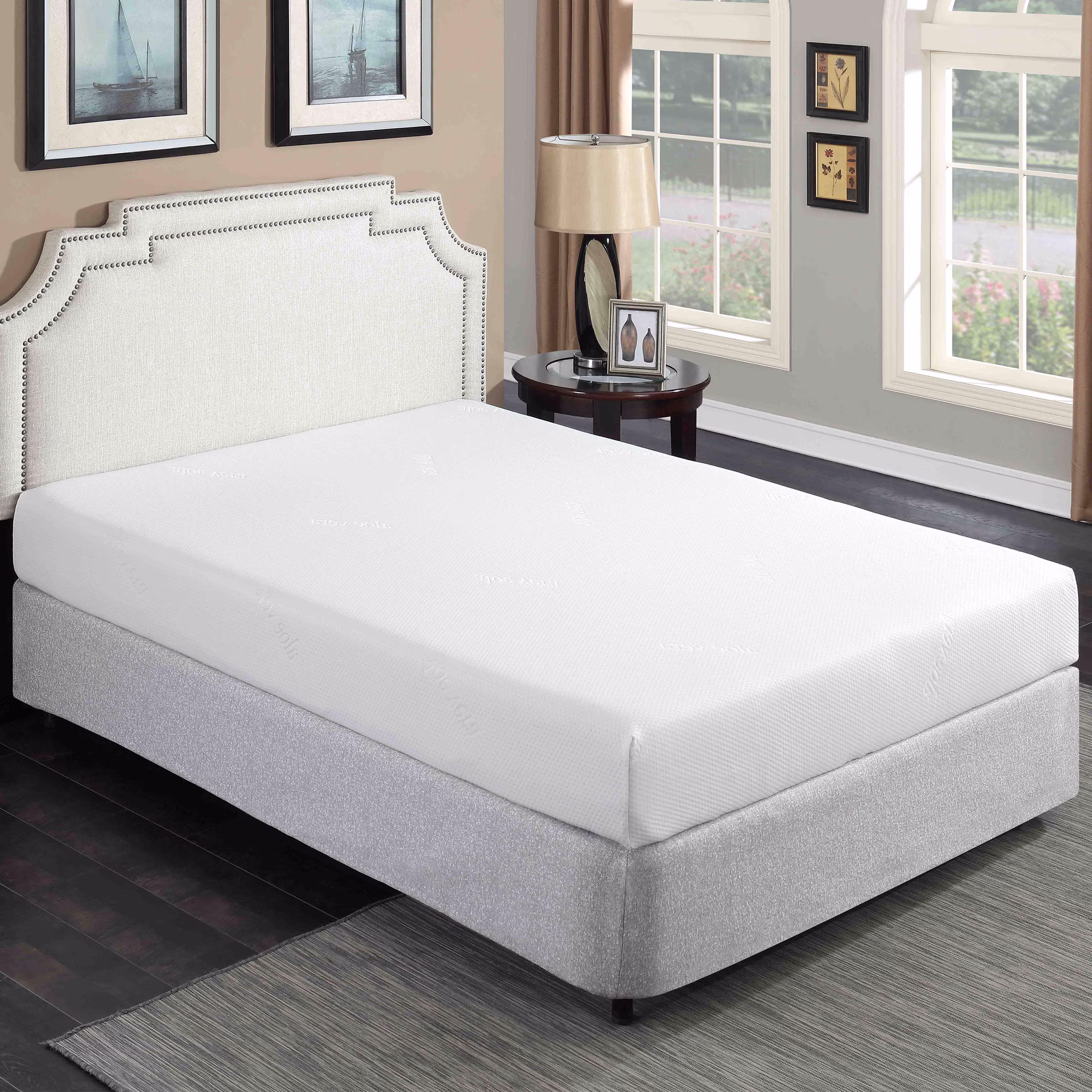 Gel Infused Mattress - Queen 8 inch Firm Support
