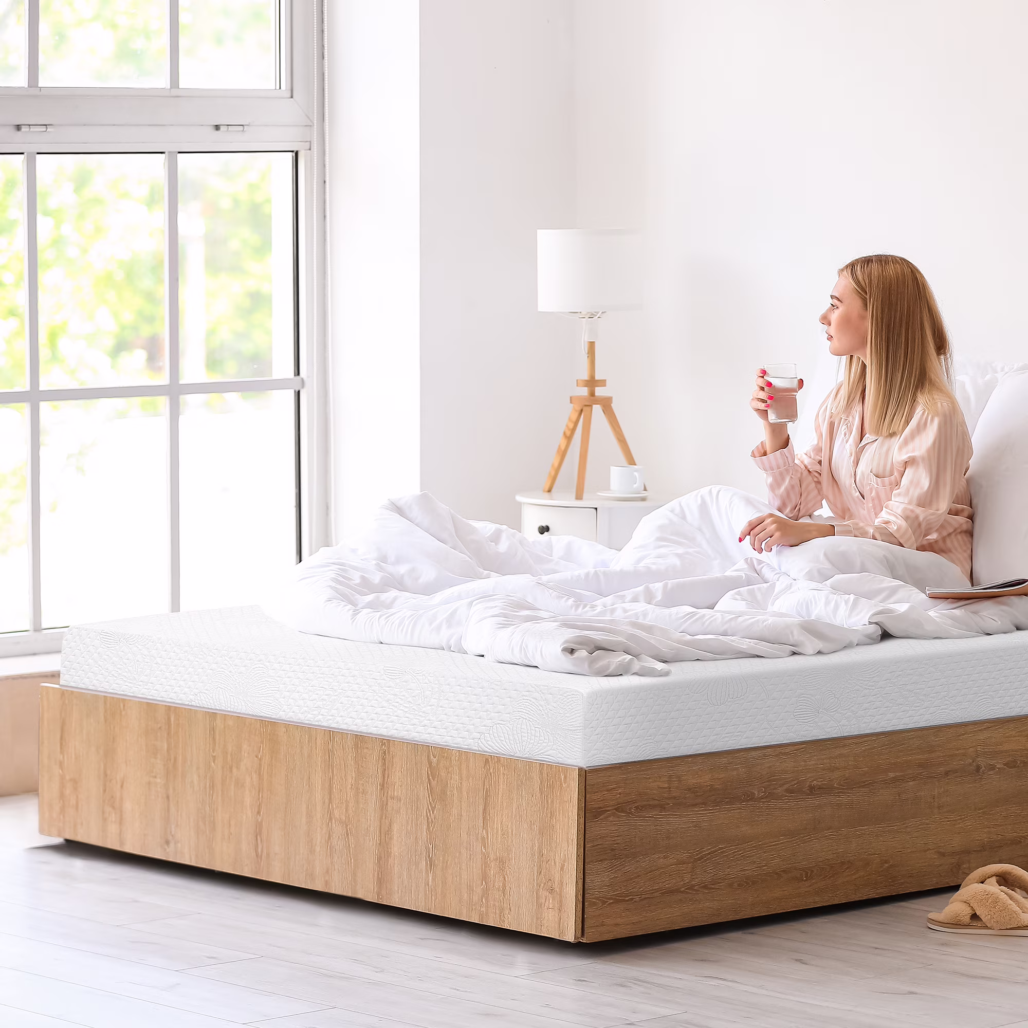 Gel Infused Mattress - Queen 8 inch Firm Support