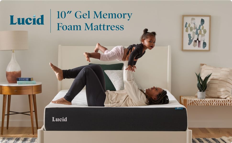 Gel Infused Mattress - Single 10 inch Plush