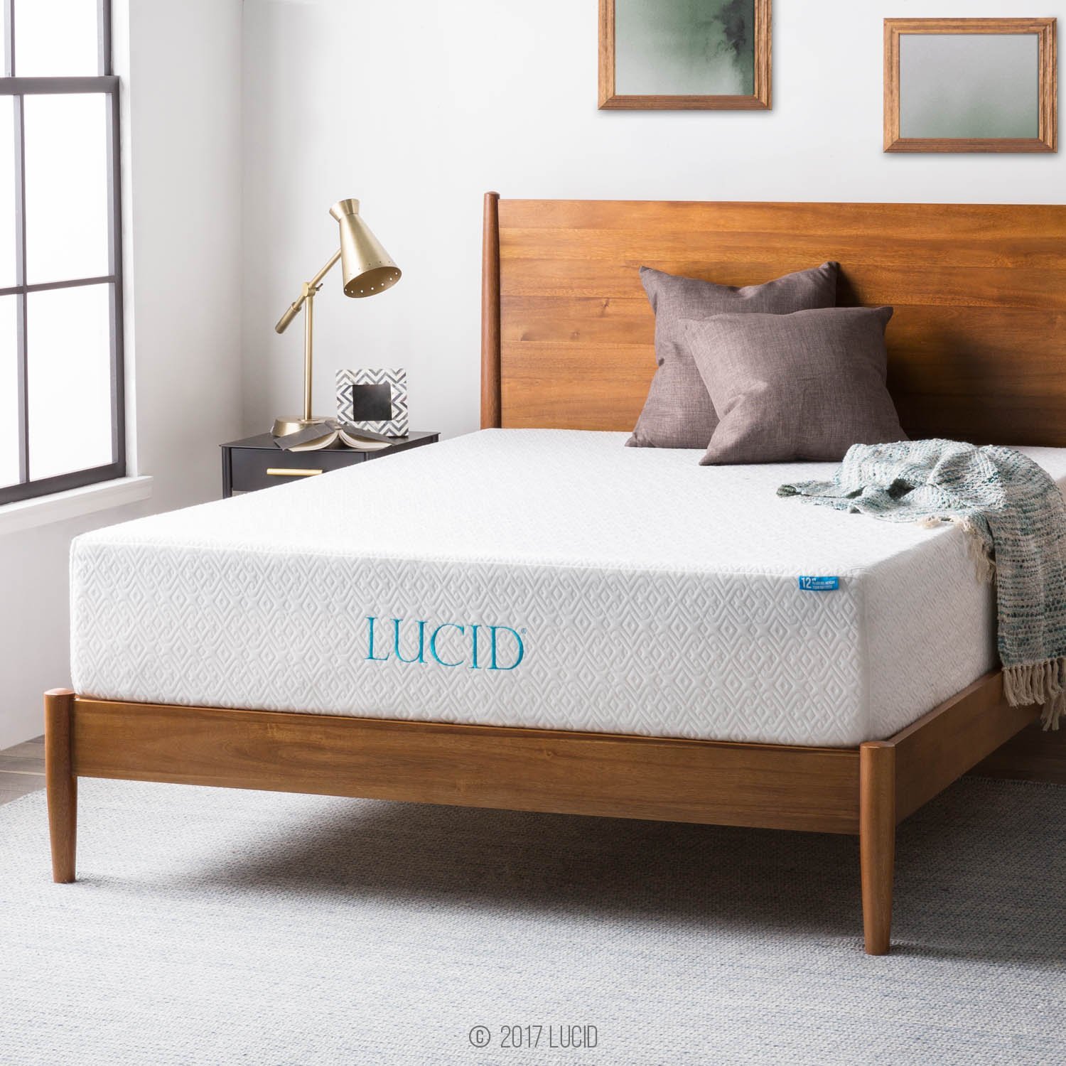 Gel Infused Mattress - Single 12 inch Hypoallergenic