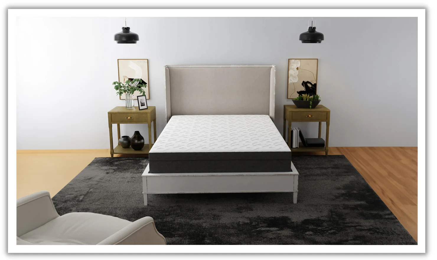 Gel Infused Mattress - Single 12 inch Plush