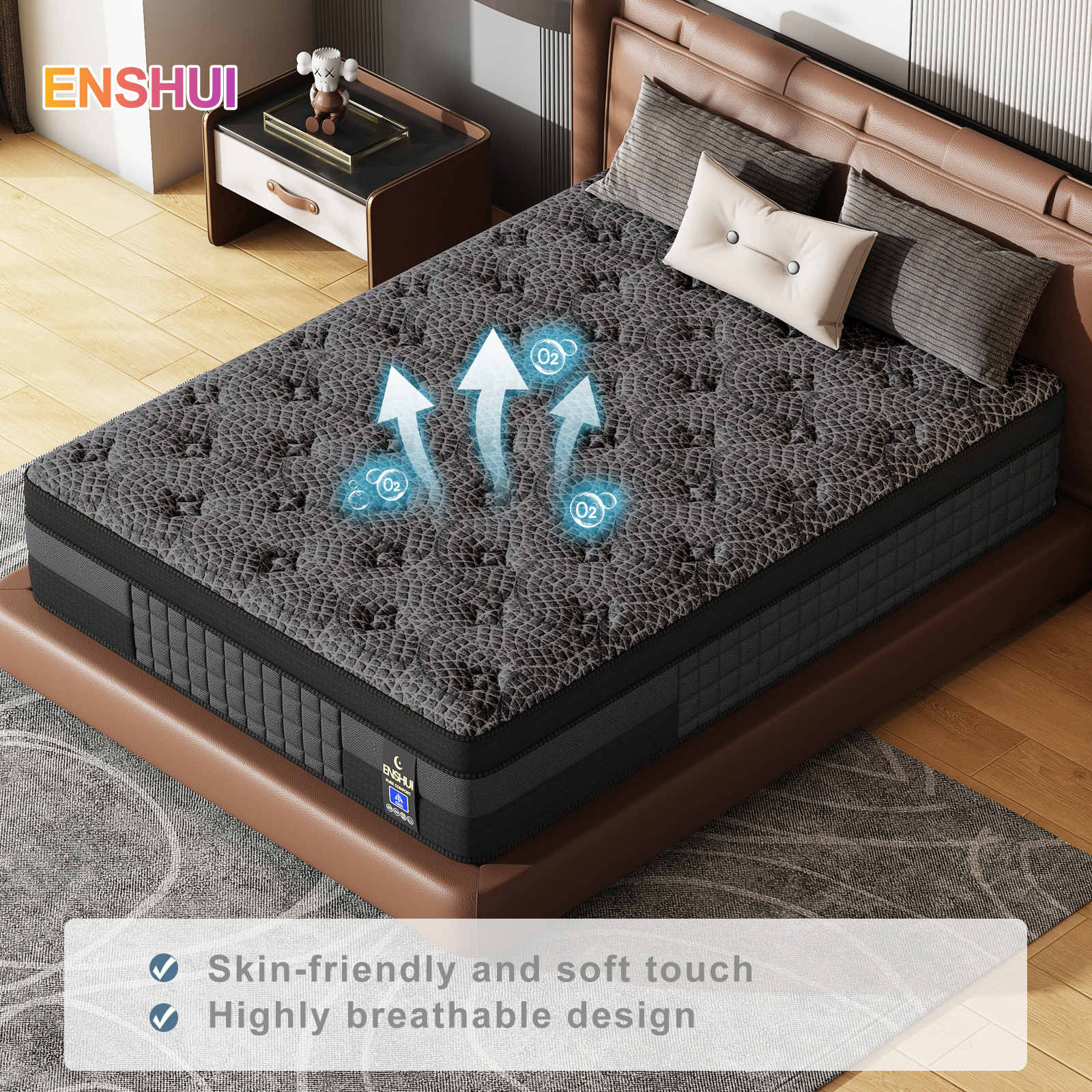 Gel Infused Mattress - Single 14 inch Plush