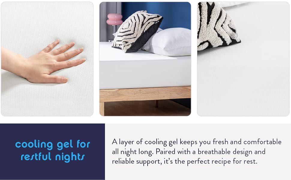 Gel Infused Mattress - Single 8 inch Medium Firm