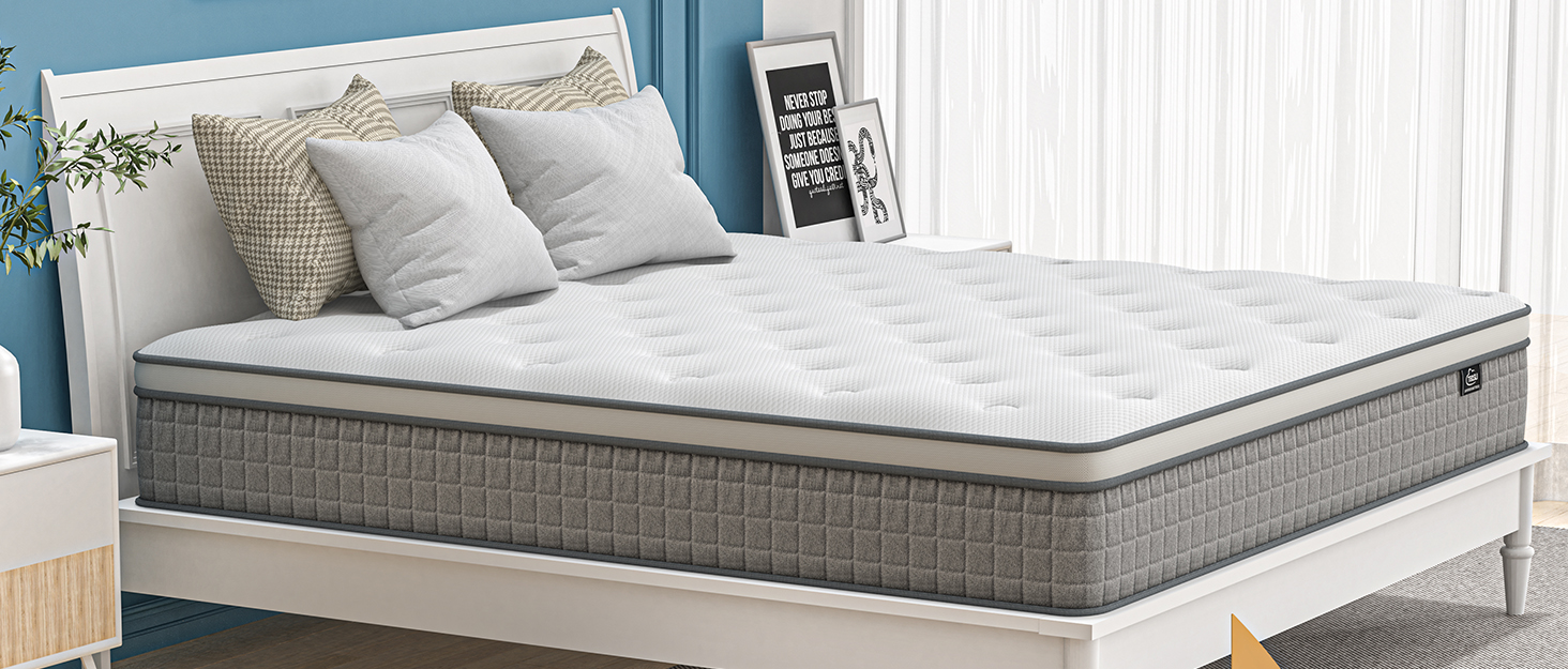 Gel Infused Mattress - Super King 10 inch Eco-friendly