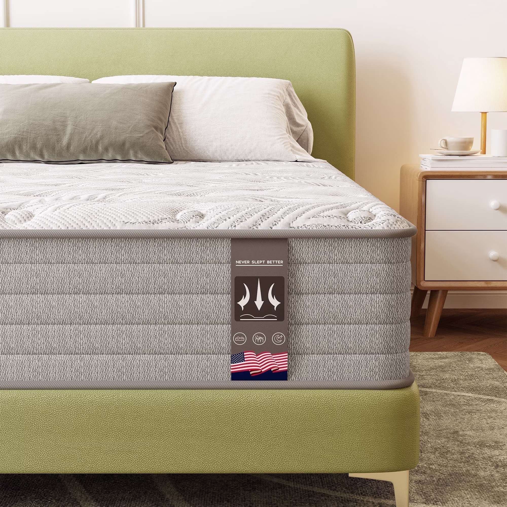 Gel Infused Mattress - Super King 12 inch Medium Firm