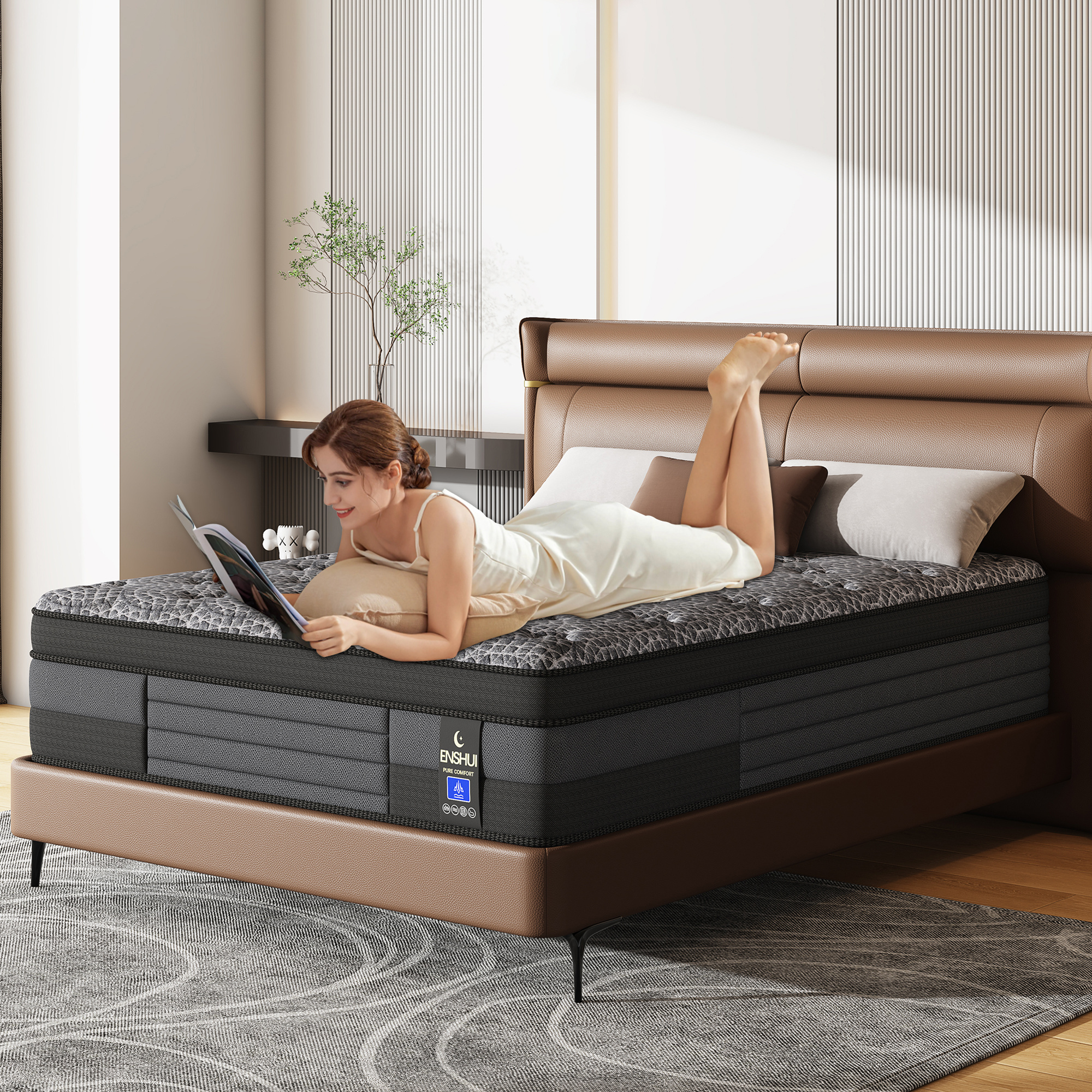 Gel Infused Mattress - Super King 12 inch Plush